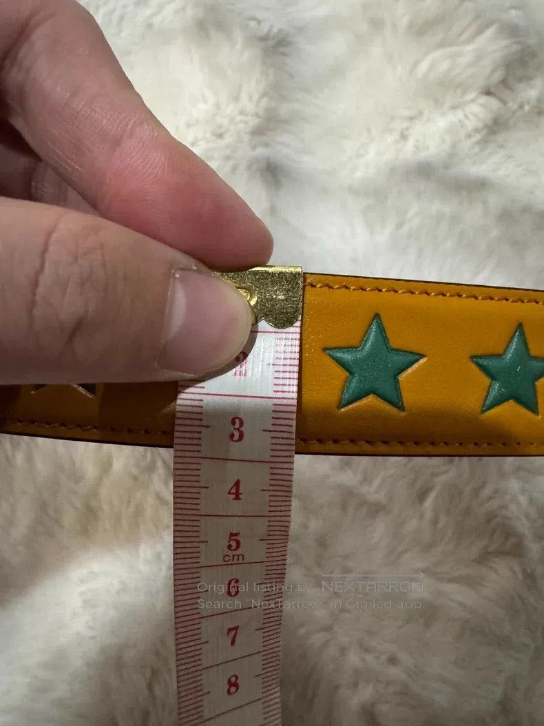 Gucci Guicci Star Men's Belt Size ONE SIZE - 8 Thumbnail