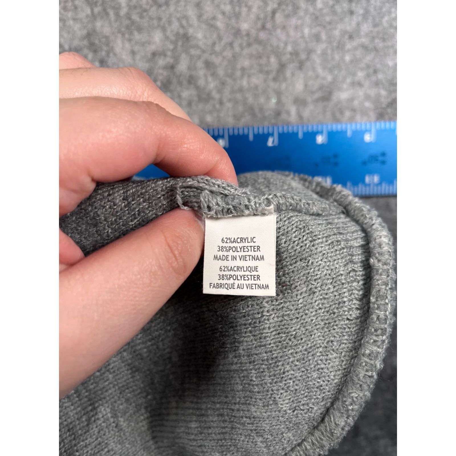 Vintage Promo Headwear Sonny Golf Club Beanie Toque Adult One Size Gray Knit Acrylic Poly Blend Hat Mens Beanie Size ONE SIZE - 7 Thumbnail
