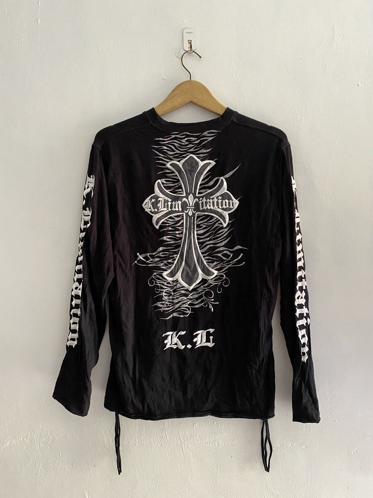 Isamu Katayama Backlash K.Limitation cross embroidered longsleeve tshirt Size US L / EU 52-54 / 3 - 2 Thumbnail