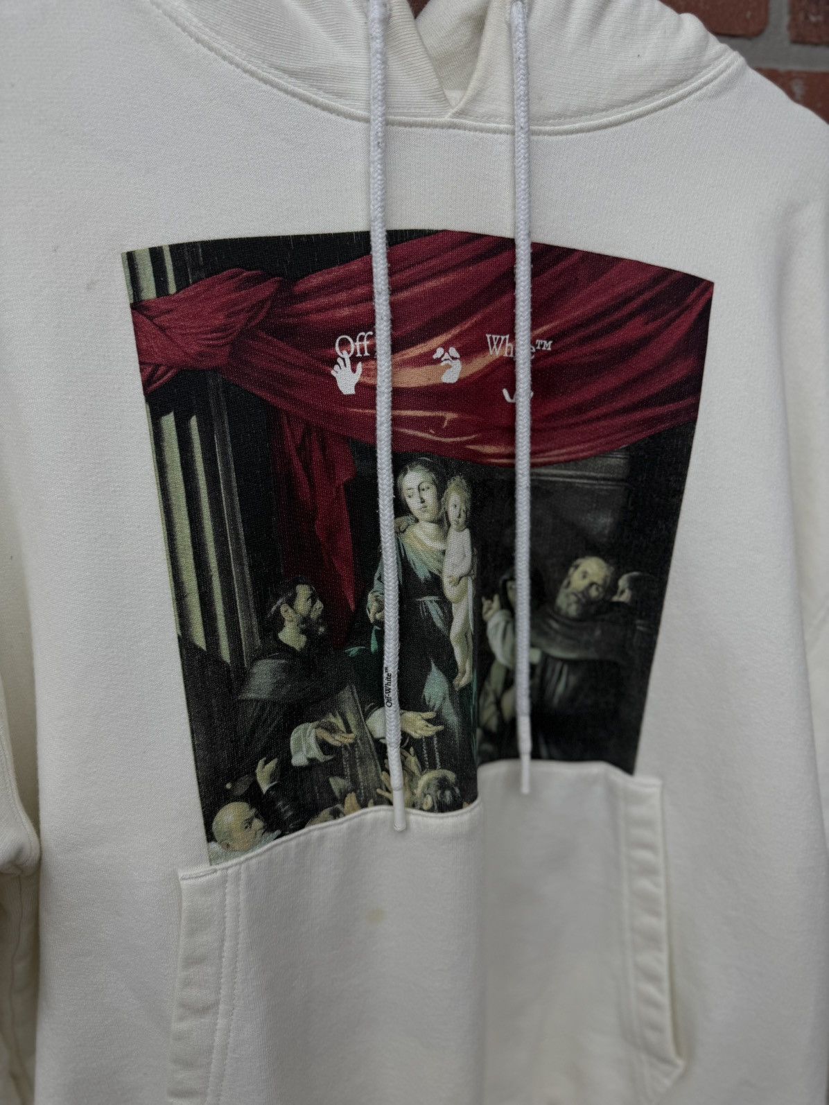 Off-White Off White Mens Hoodie Size M White Pre Owned 🧼 Size US M / EU 48-50 / 2 - 8 Thumbnail