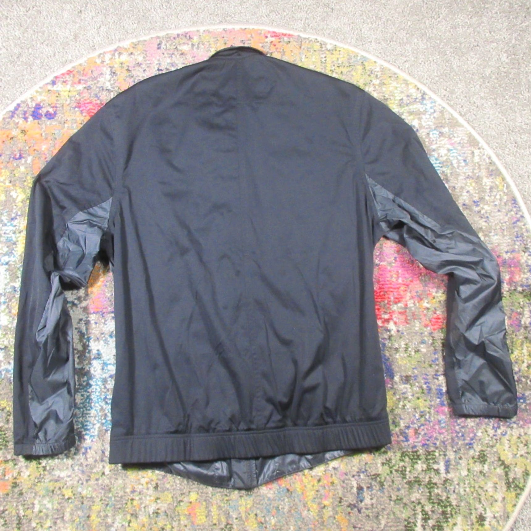 Nike Nike Shield Windbreaker Jacket Mens S Black Lightweight Full Zip Mock Running Size US S / EU 44-46 / 1 - 2 Thumbnail