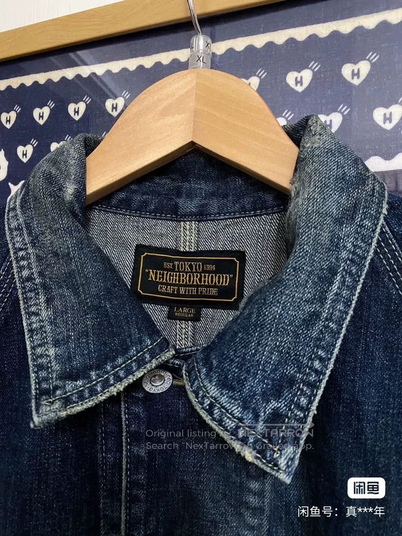Neighborhood Neighborhood Jacket Splatter Denim Size US L / EU 52-54 / 3 - 3 Thumbnail