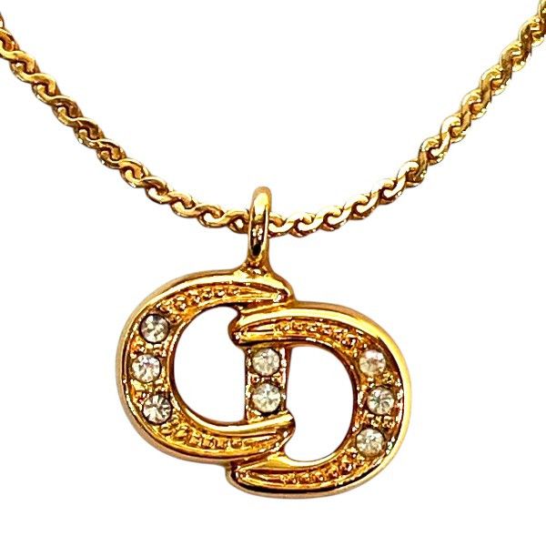 Dior Dior CD Logo Necklace Metal Necklace