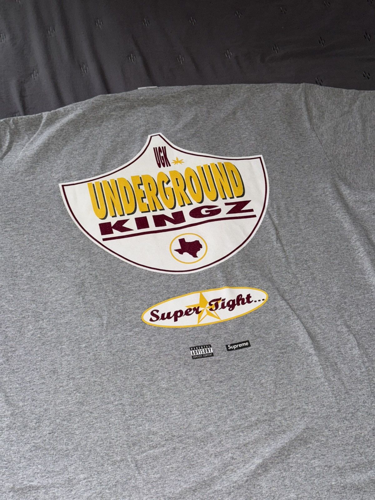 Supreme Supreme UGK Super Tight Tee Heather Grey Size US XL / EU 56 / 4 - 4 Thumbnail
