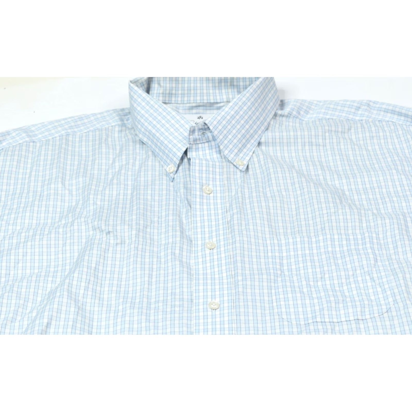 Brooks Brothers Brooks Brothers Madison Performance Shirt Blue Check Coolmax Stretch Dress Shirt Mens 18.5 Regular Long Sleeve Button-Down Collar Vintage No N/A Size US XXL / EU 58 / 5 - 3 Thumbnail