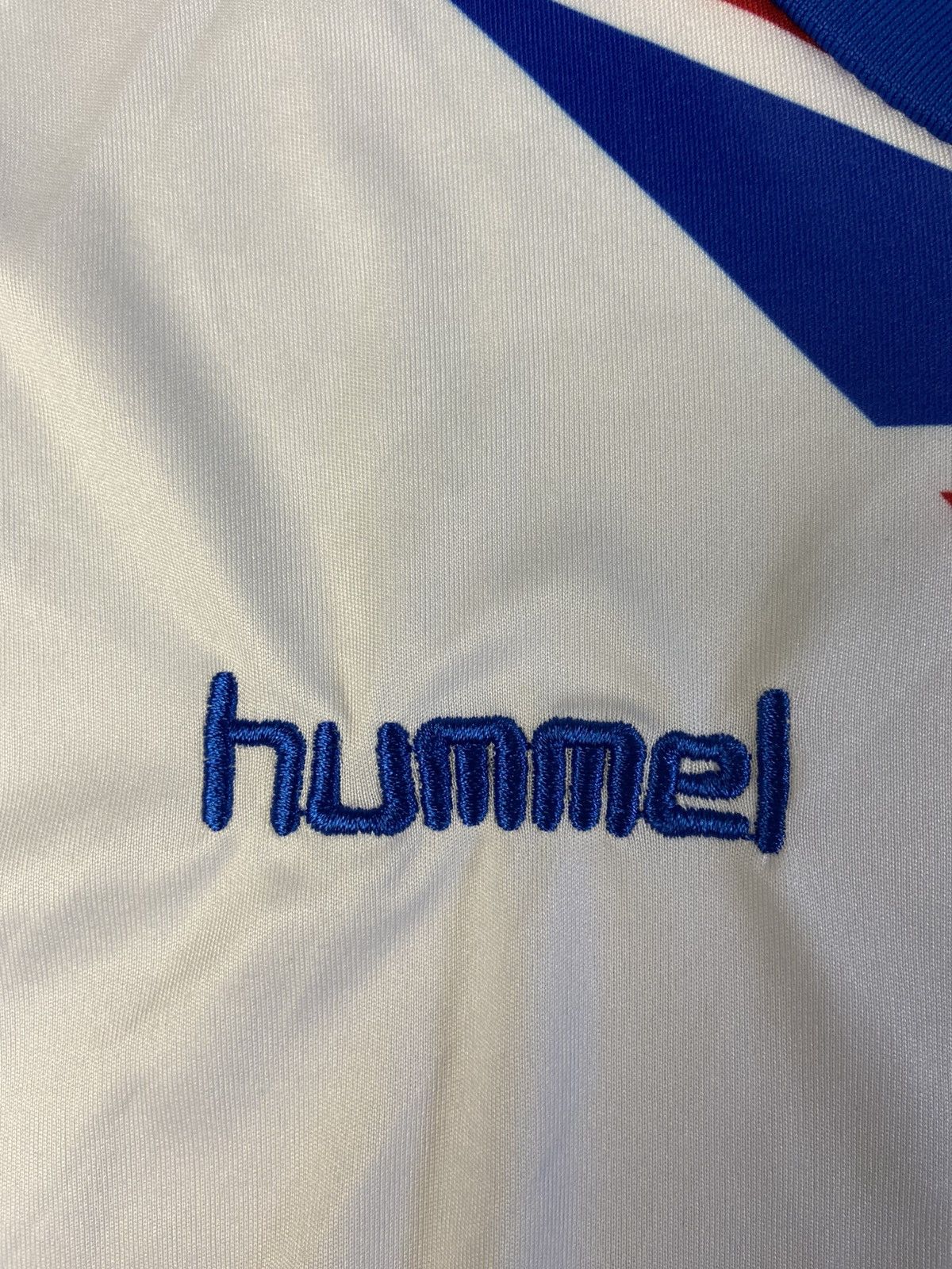 Hummel Rangers FC 2018-19 Away Shirt Union Jack Hummel Jersey Size US L / EU 52-54 / 3 - 5 Thumbnail