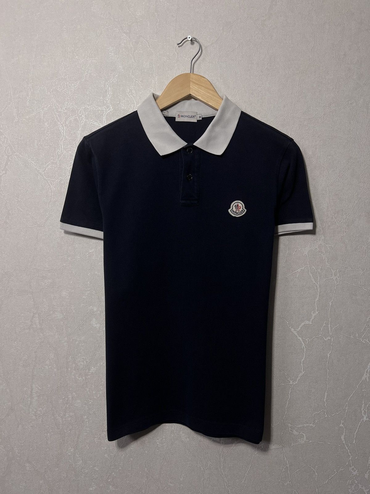 Moncler Moncler Polo Logo T Shirt Slim Fit Grailed