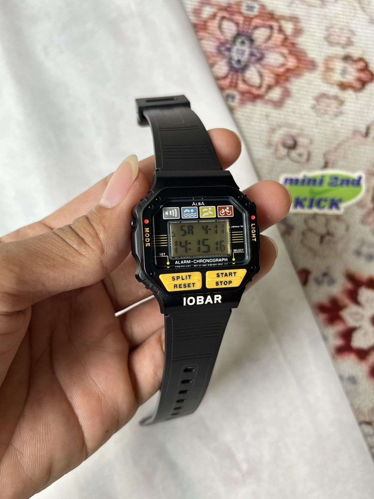 ALBA Rare Vintage ALBA W329-4000 SPORT 10 Digital Watch Size ONE SIZE - 4 Thumbnail