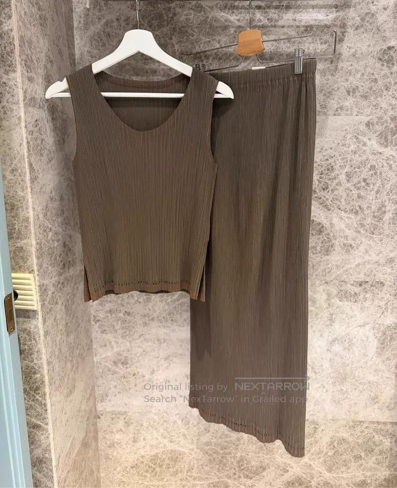 Issey Miyake Issey Miyake Brown Vest Size M / US 6-8 / IT 42-44 - 3 Thumbnail