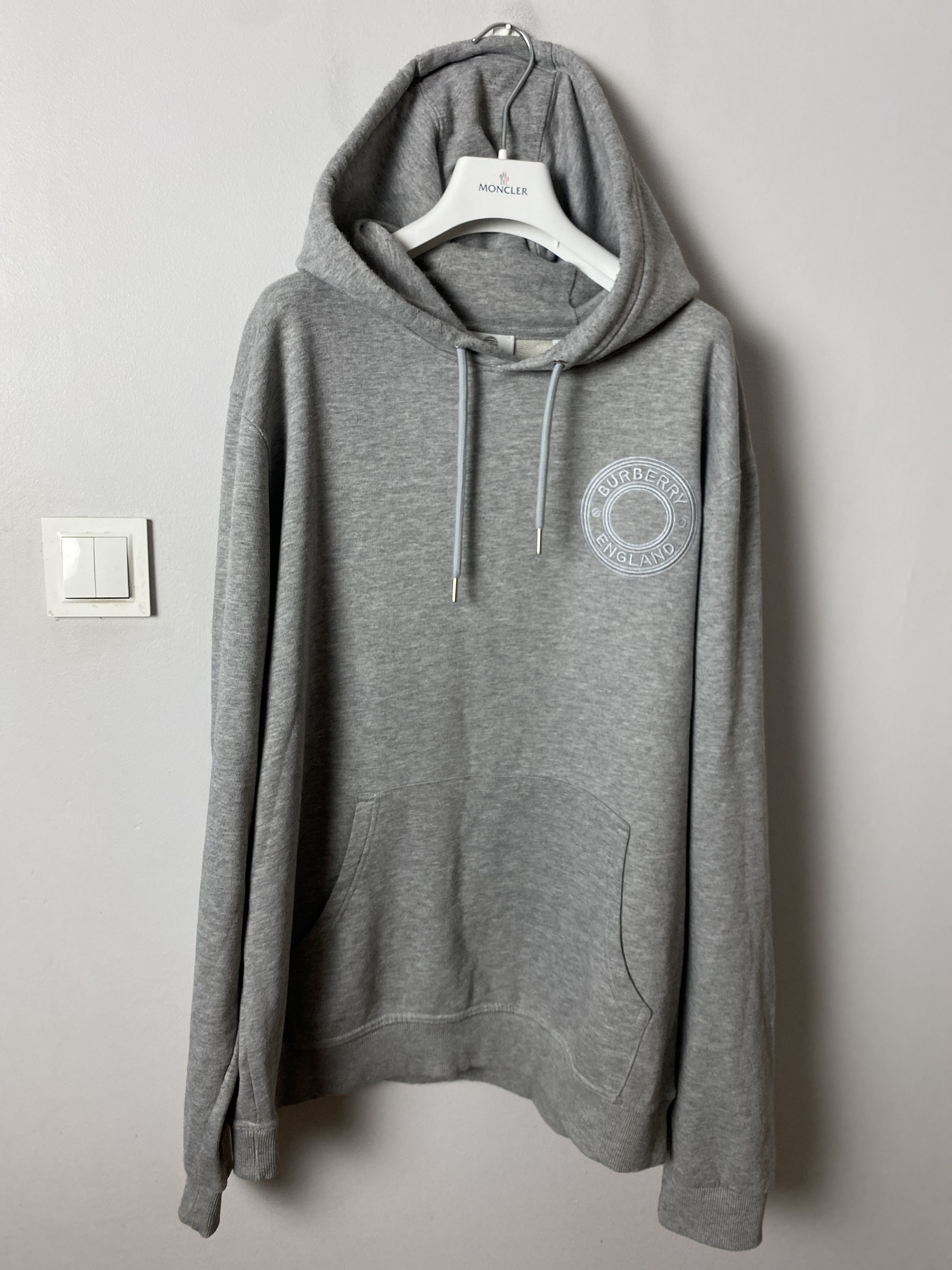 Burberry Letter Graphic Applique Hoodie