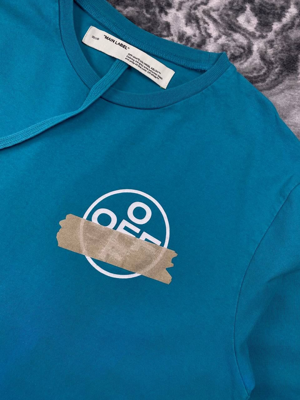 Off-White Off-White Tape Arrows Long Sleeve Big Logo Men Size XL Blue Size US XL / EU 56 / 4 - 10 Thumbnail