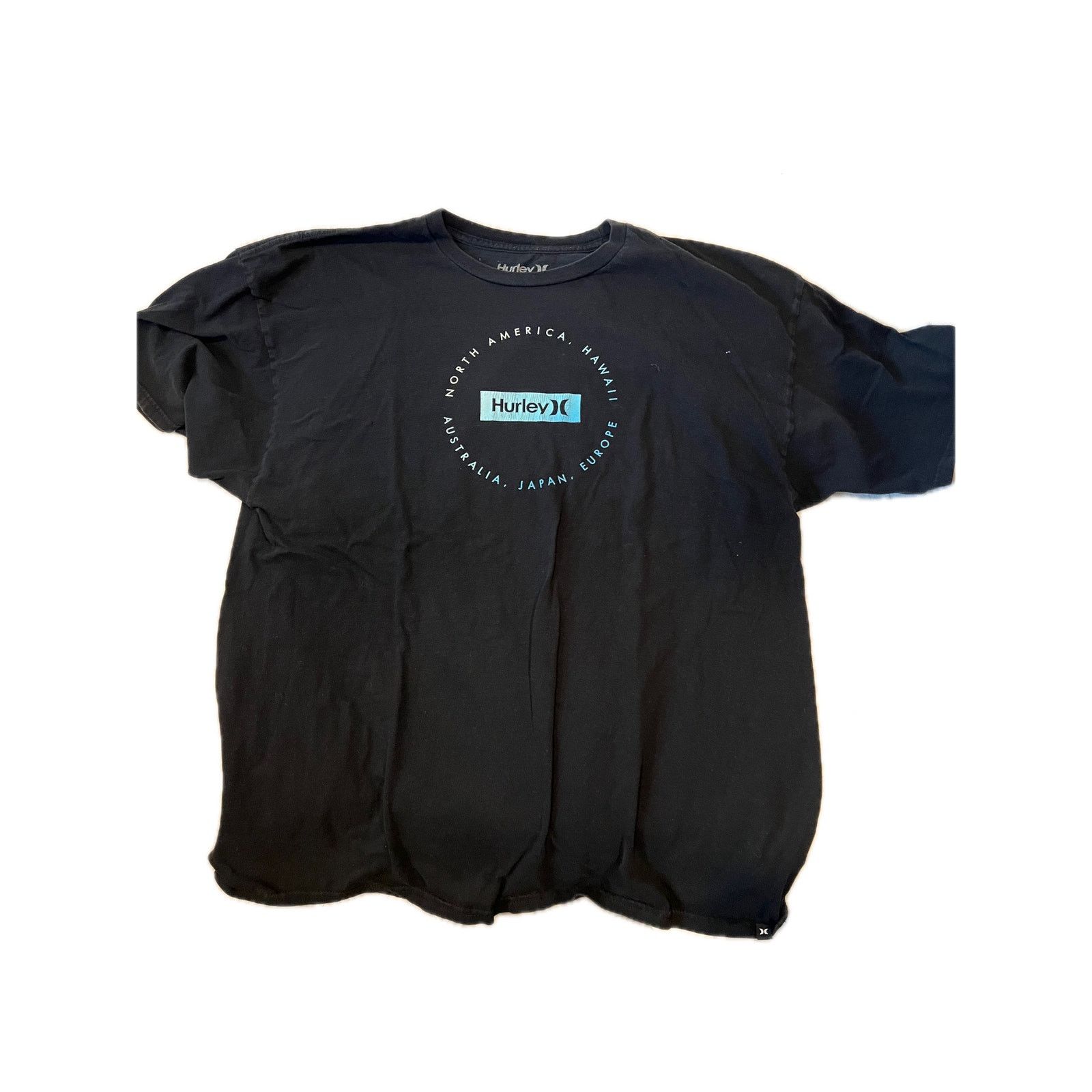 Hurley Hurley Skaterr Black T-Shirt Mens XXL Size US XXL / EU 58 / 5 - 1 Thumbnail