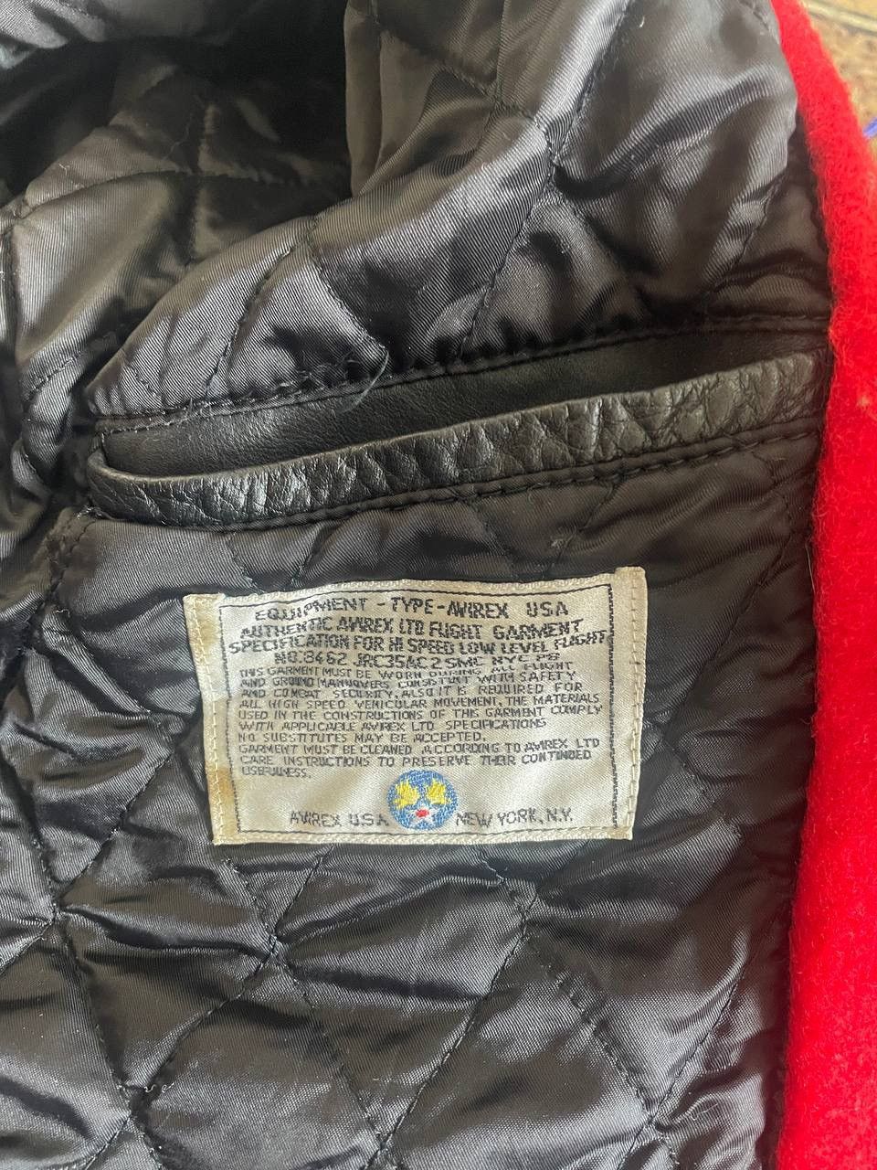 Avirex Avirex Varsity Jacket Leather Bomber USA Vintage Rare Size US M / EU 48-50 / 2 - 15 Thumbnail