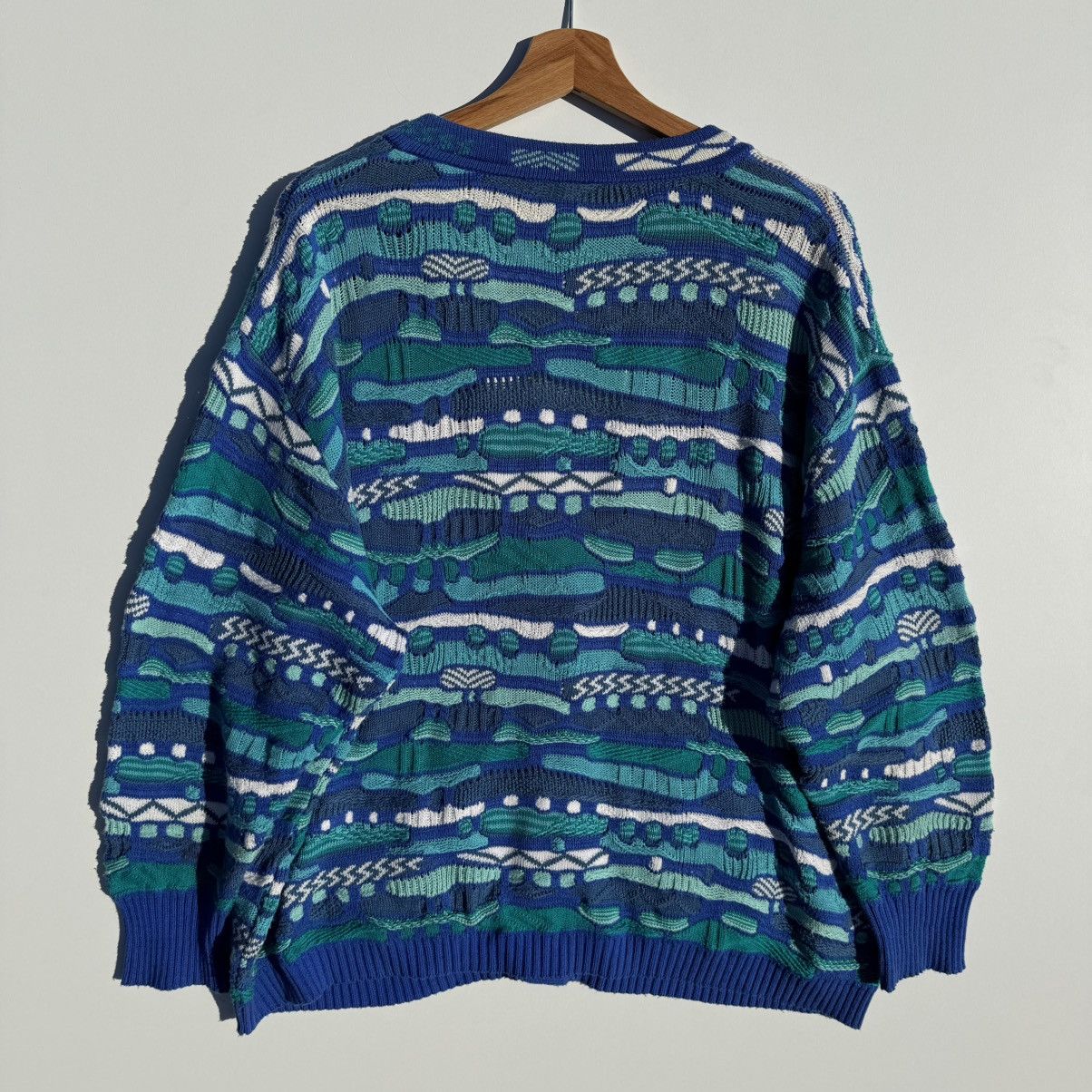 Coogi × Vintage Vintage Cardigan Cable Knit Coogi Style Australian Knit Boxy Size US L / EU 52-54 / 3 - 12 Thumbnail