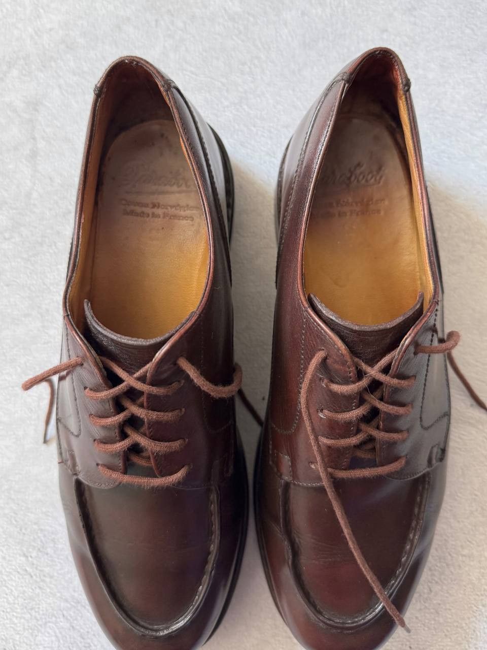 Paraboot Paraboot Chambord Brown Leather Welted Derby Shoes Size US 9 / EU 42 - 7 Thumbnail