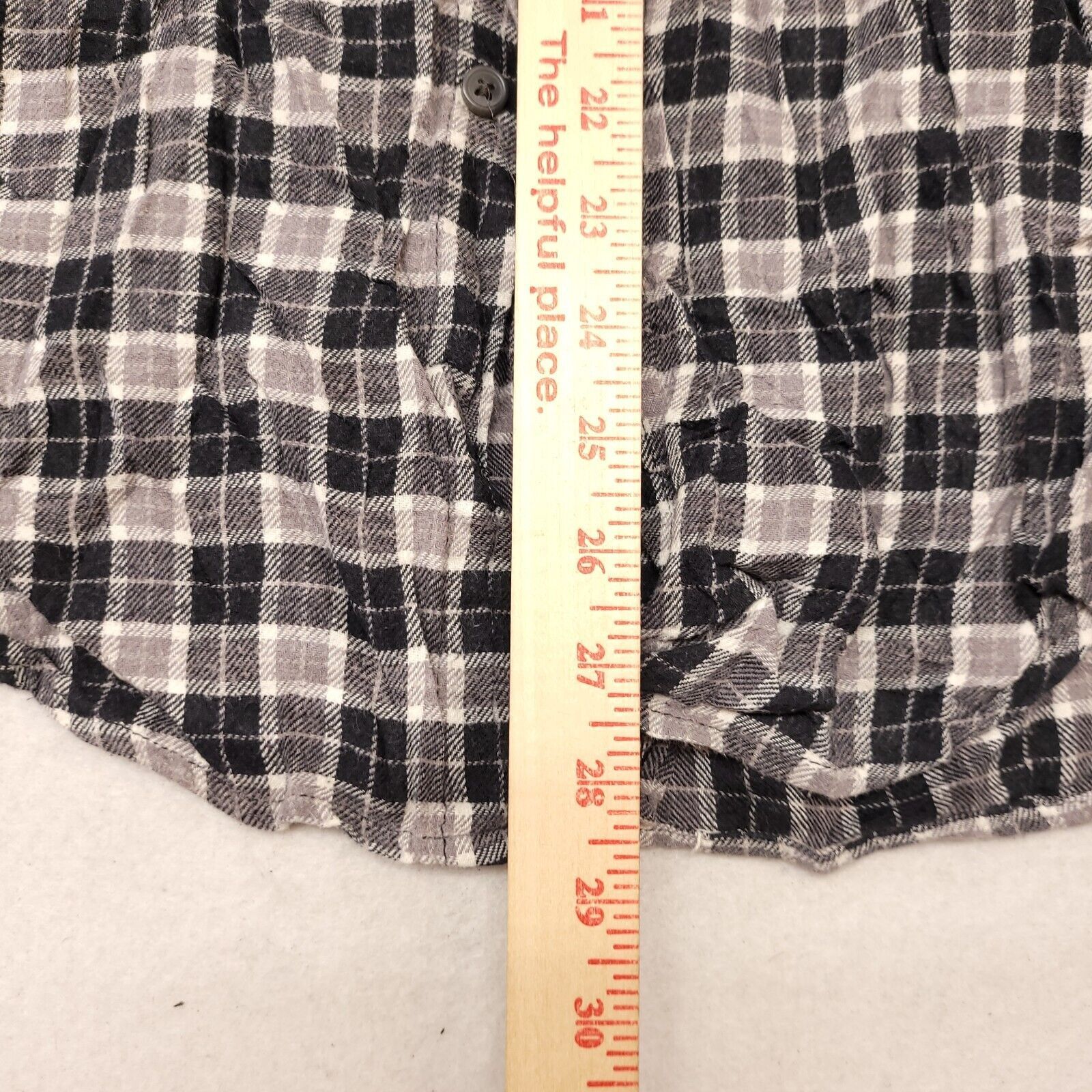 Croft & Barrow Croft & Barrow Tartan Flannel Shirt Mens Size Medium M Black Size US M / EU 48-50 / 2 - 8 Thumbnail