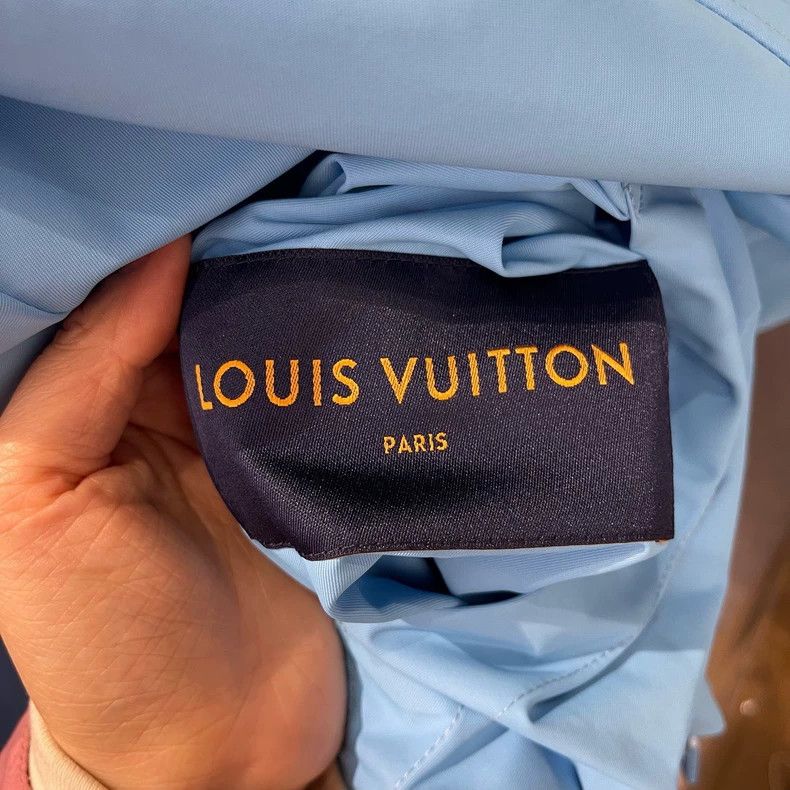 Louis Vuitton LOUIS VUITTON Blue reversible with full logo jacket Size US L / EU 52-54 / 3 - 6 Thumbnail