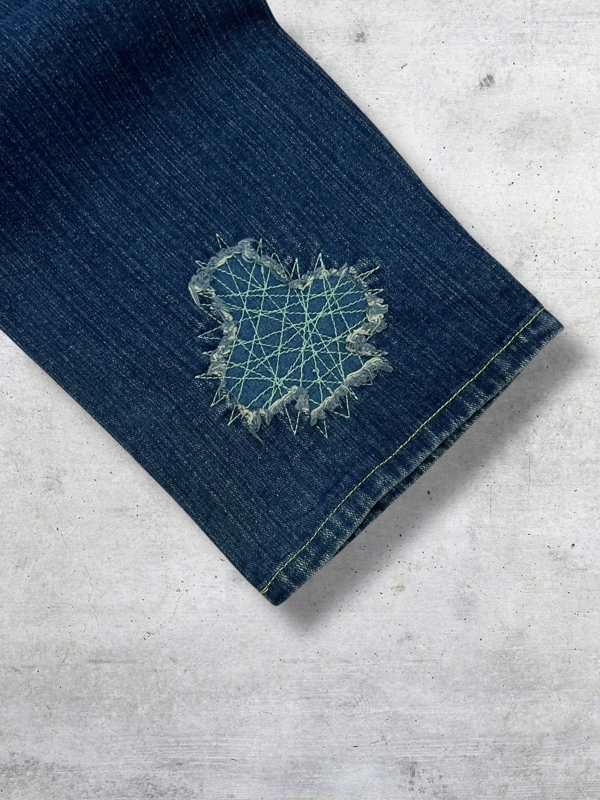 Hysteric Glamour VINTAGE SCENARIO STREETWEAR JAPAN DAICOCK DISTRESS OG DENIM Size US 33 - 4 Thumbnail