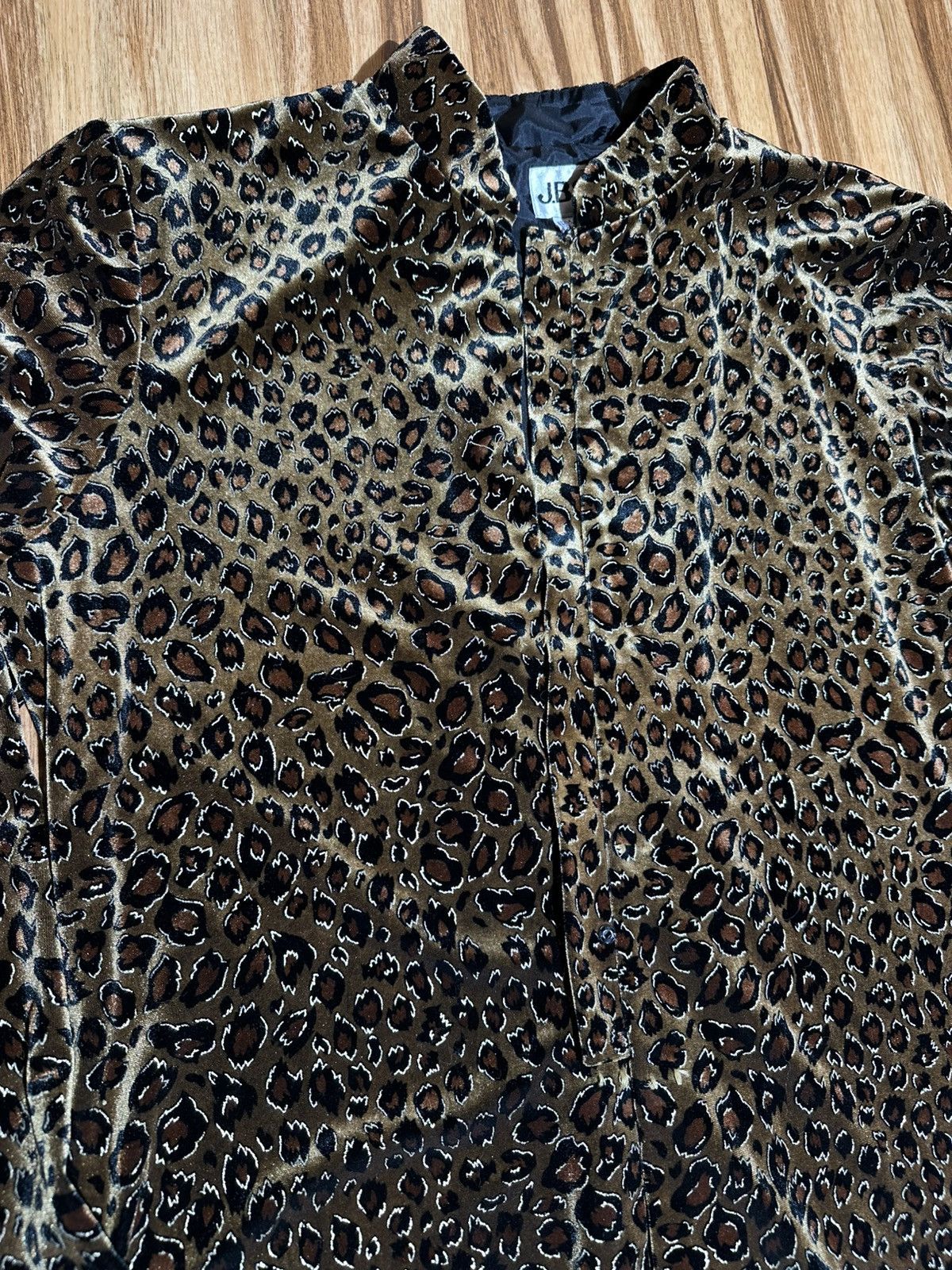Other Leopard Print Velvet light sweater Size L / US 10 / IT 46 - 4 Thumbnail