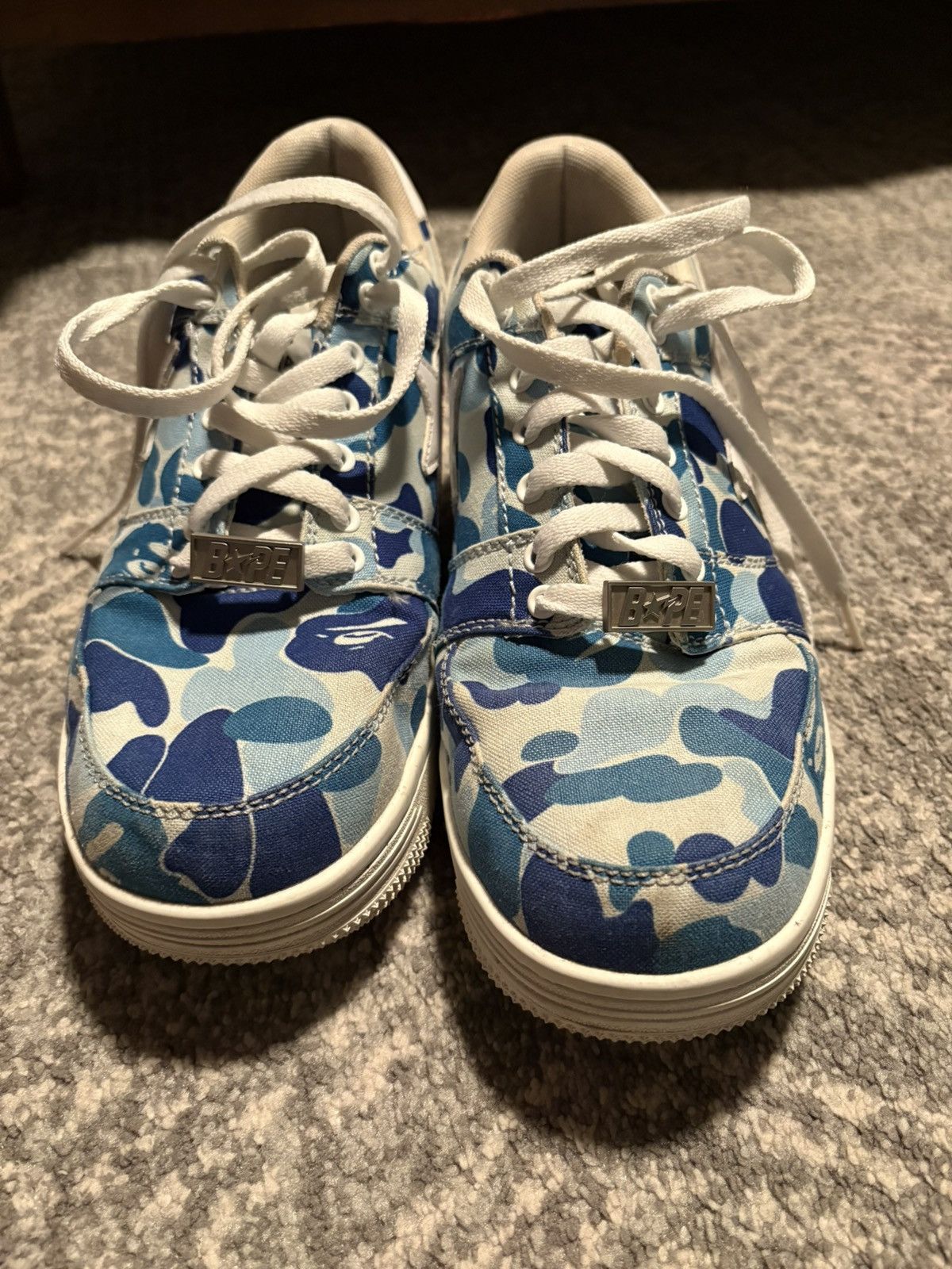 Bape Bapesta Low ‘ABC Camo - Blue’ Size US 11 / EU 44 - 1 Thumbnail