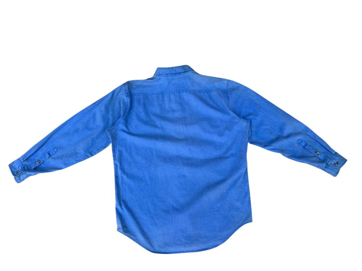 Patagonia Vintage 90s Patagonia Waxed Cotton Canvas Shirt Oversized Size US L / EU 52-54 / 3 - 19 Thumbnail