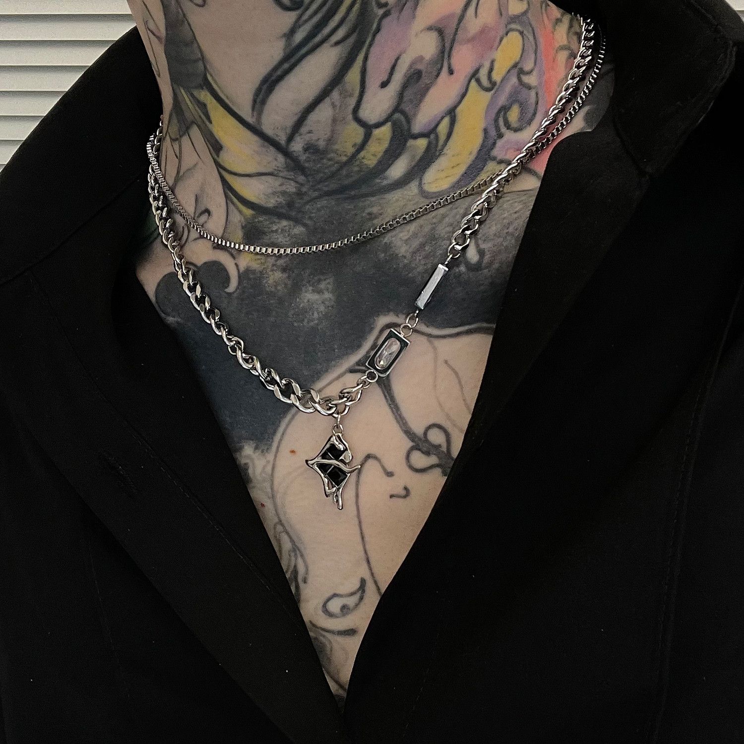 Other New Trend STEAL! Y2K Chains Necklace Chain Size ONE SIZE - 1 Thumbnail