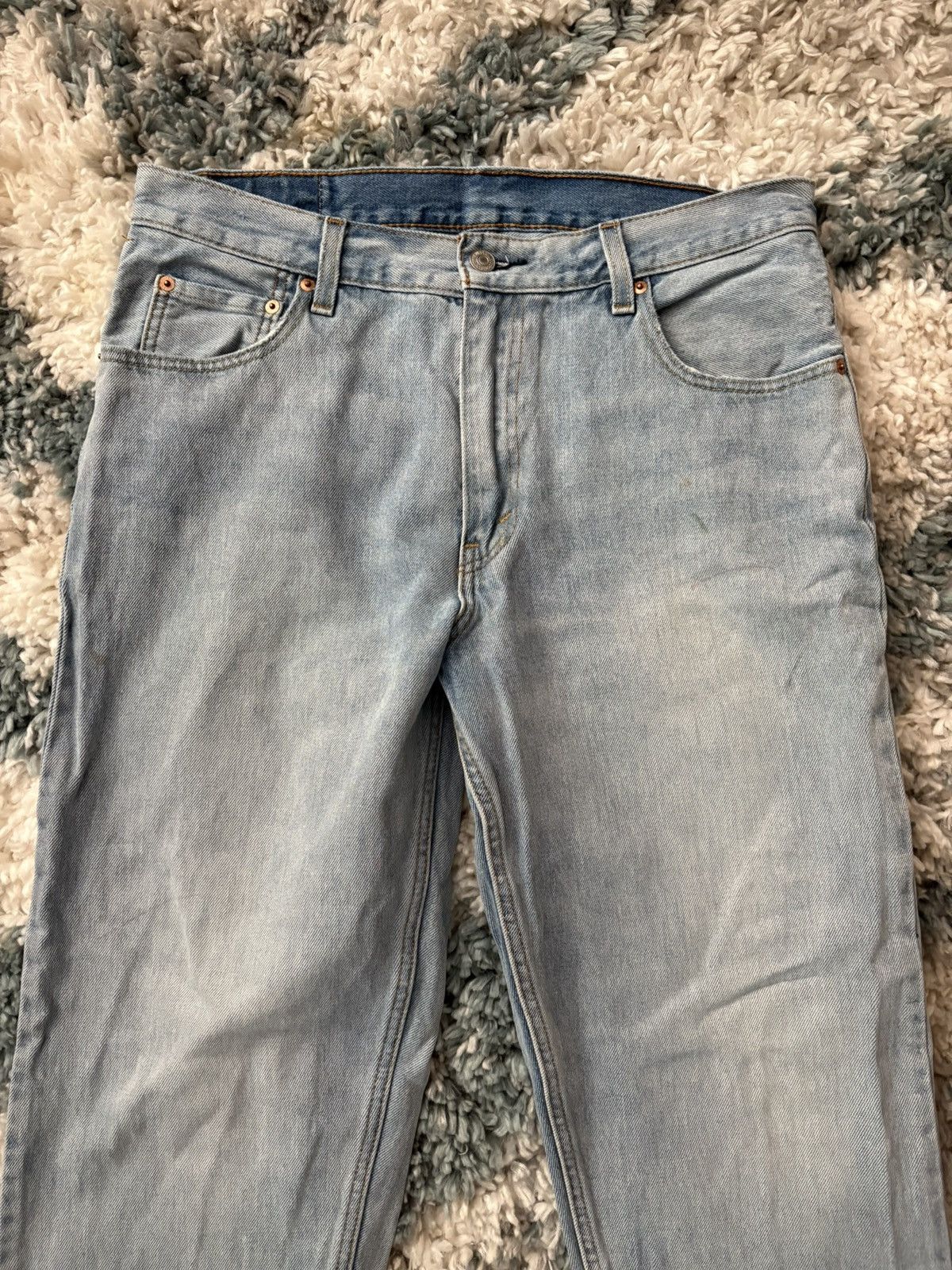 Levi's Levis 550 - Light Blue Wash - 33/32 Size US 34 / EU 50 - 2 Thumbnail