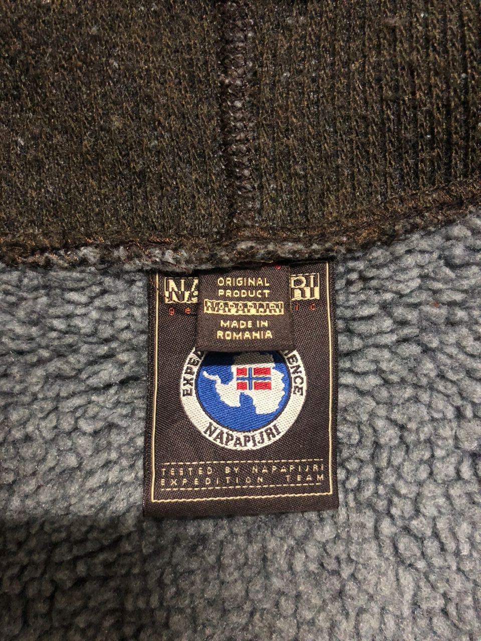 Napapijri Napapijri Knit Hooded Zipper Jacket Sherpa Native Sleeve Size US M / EU 48-50 / 2 - 11 Thumbnail