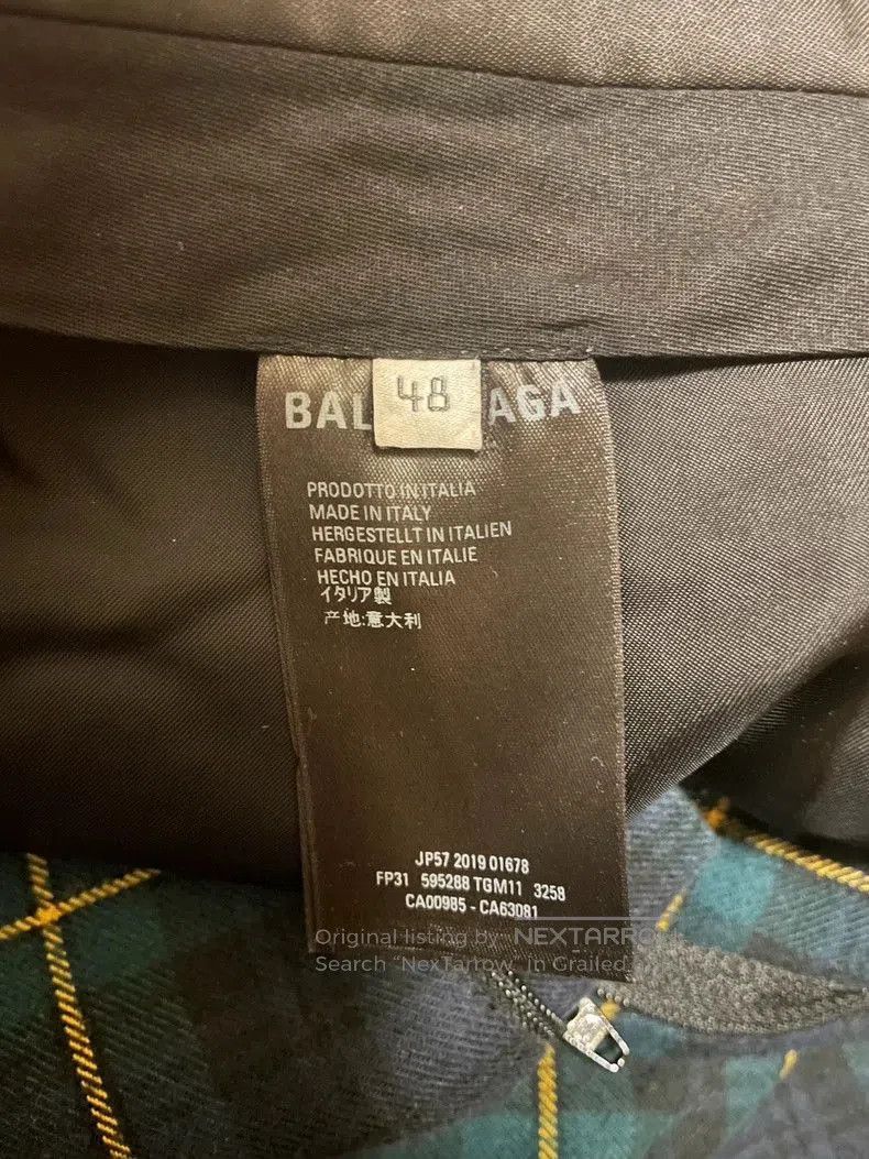 Balenciaga Balenciaga Men's Plaid Casual Pants. Size US 32 / EU 48 - 7 Thumbnail