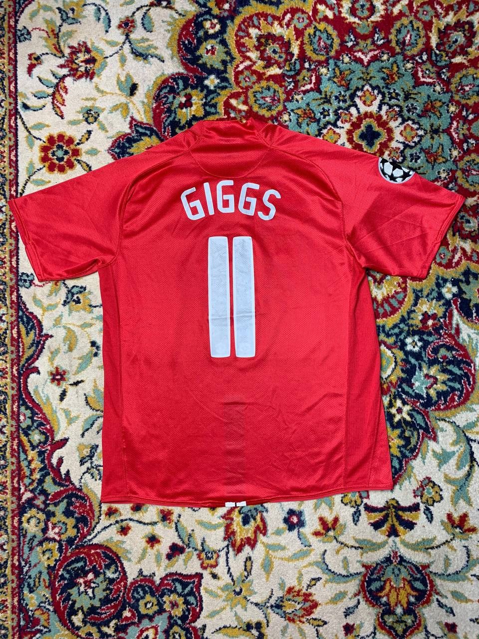 Nike Giggs Manchester United 2007 2009 Football Shirt Jersey Size US L / EU 52-54 / 3 - 2 Thumbnail