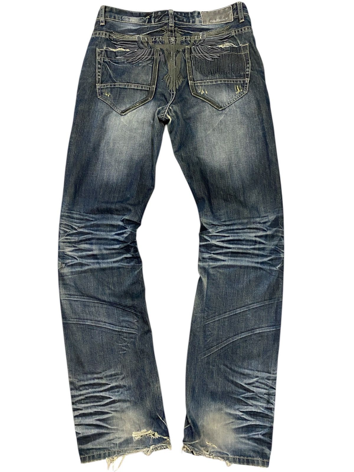 If Six Was Nine Vtg Pomelo Jeans Flared Size US 33 - 1 Thumbnail