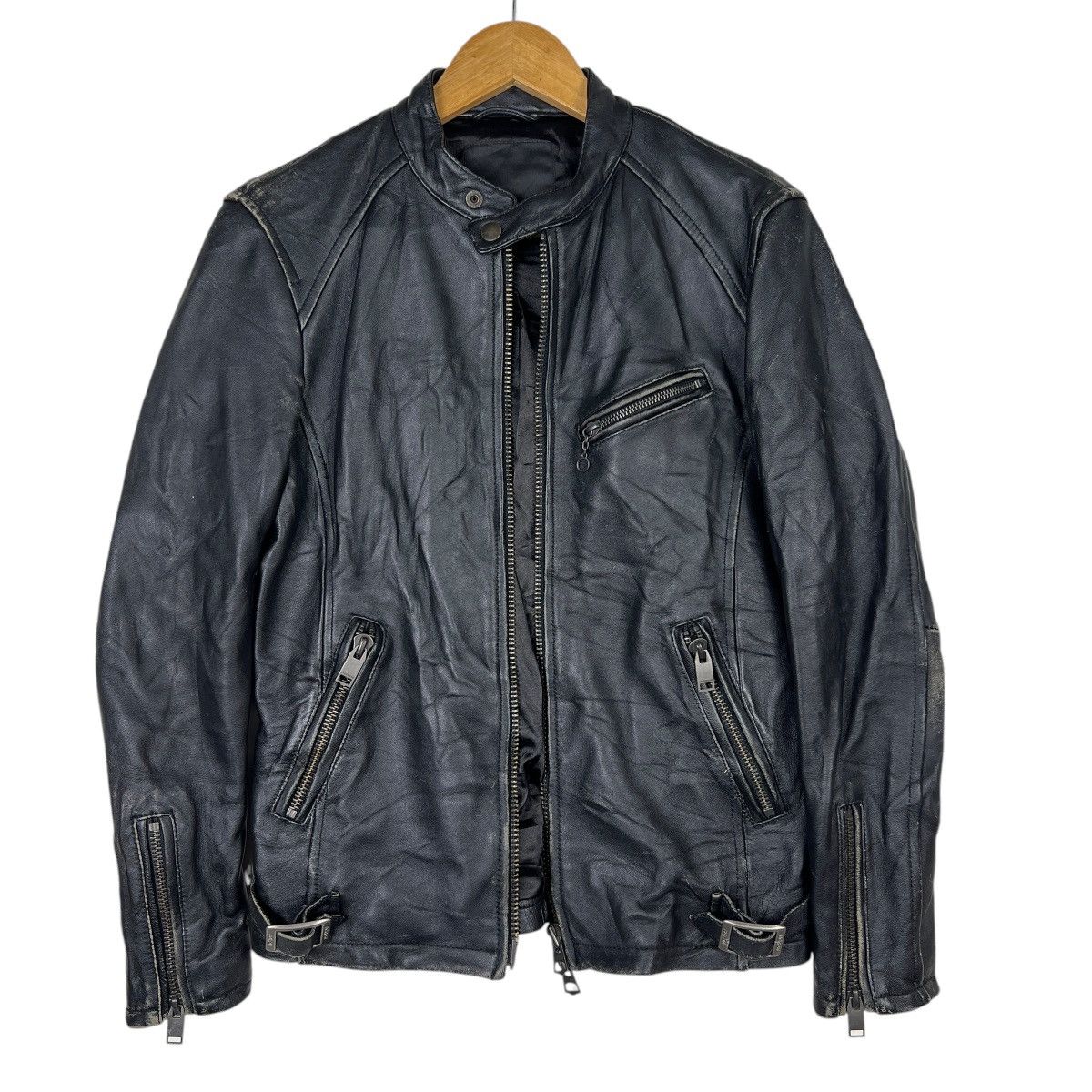 JACKROSE 💥 JACKROSE LEATHER MOTO RIDER JACKET Size US M / EU 48-50 / 2 - 4 Thumbnail
