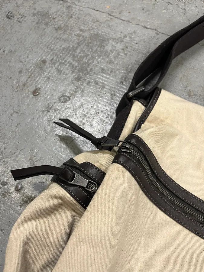 Dolce & Gabbana 2000s Dolce & Gabbana Beige Canva Cargo Shoulder Bag Size ONE SIZE - 5 Thumbnail