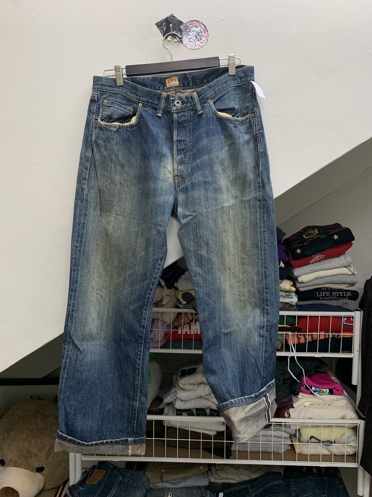 Vintage Edwin 505 SXR RARE Selvedge Denim Jeans