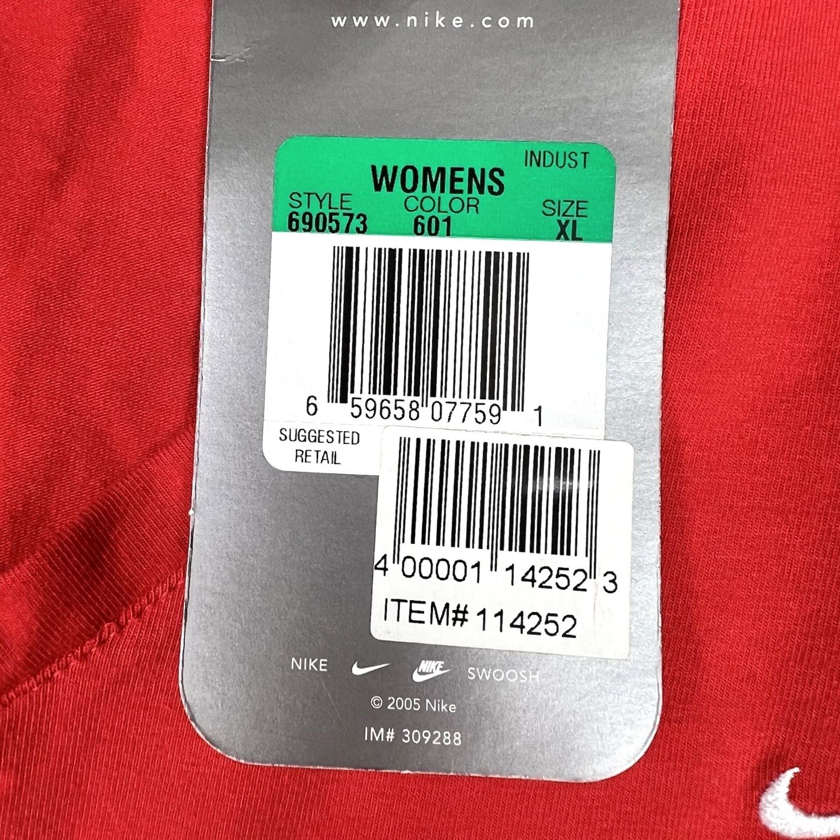 Nike VINTAGE Nike Tank Top Shirt Womens XL Embroidered Swoosh Y2K Activewear Size XL / US 12-14 / IT 48-50 - 5 Thumbnail
