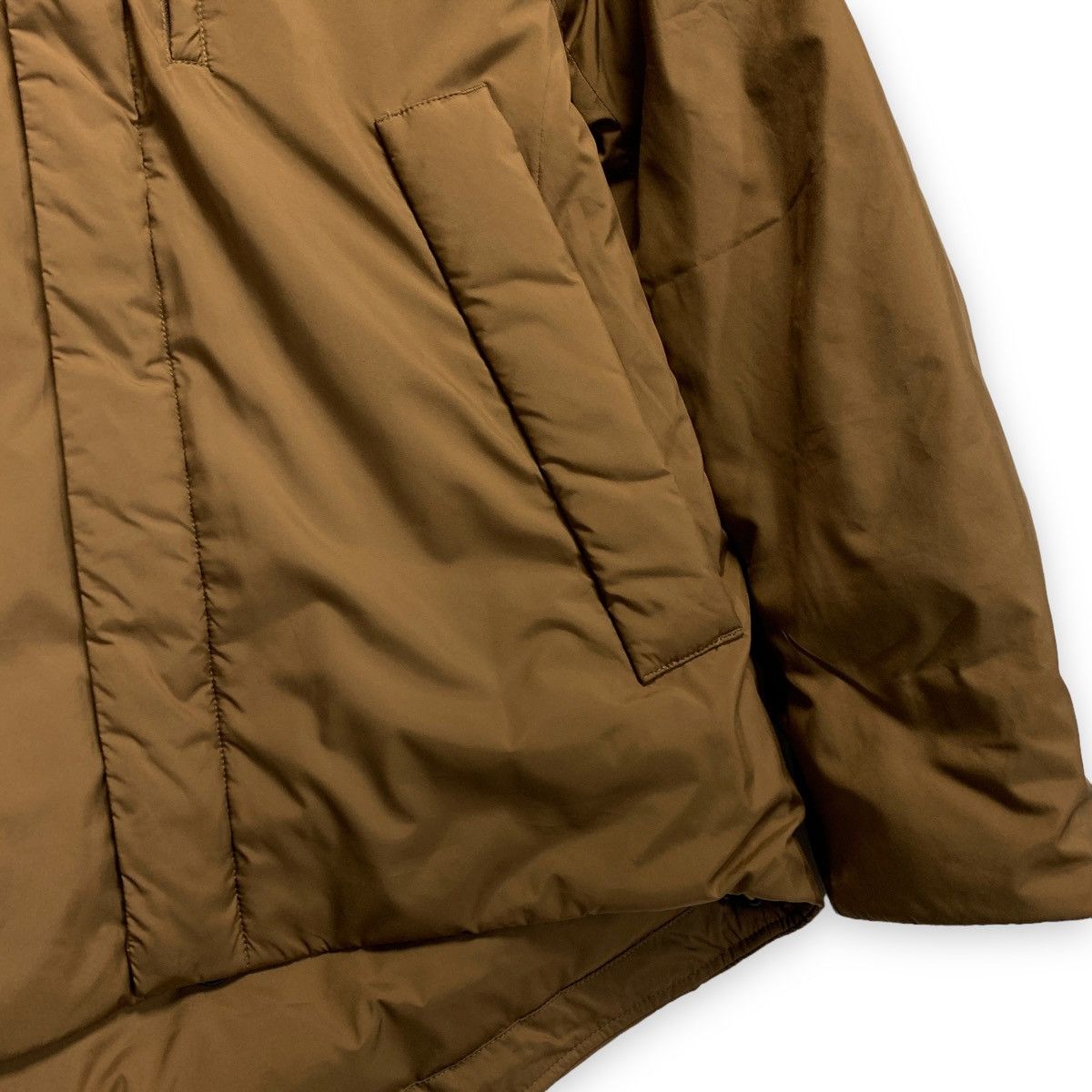Number (N)ine NUMBER NINE LOGO DOWN PUFFER JACKET BROWN Size US S / EU 44-46 / 1 - 3 Thumbnail