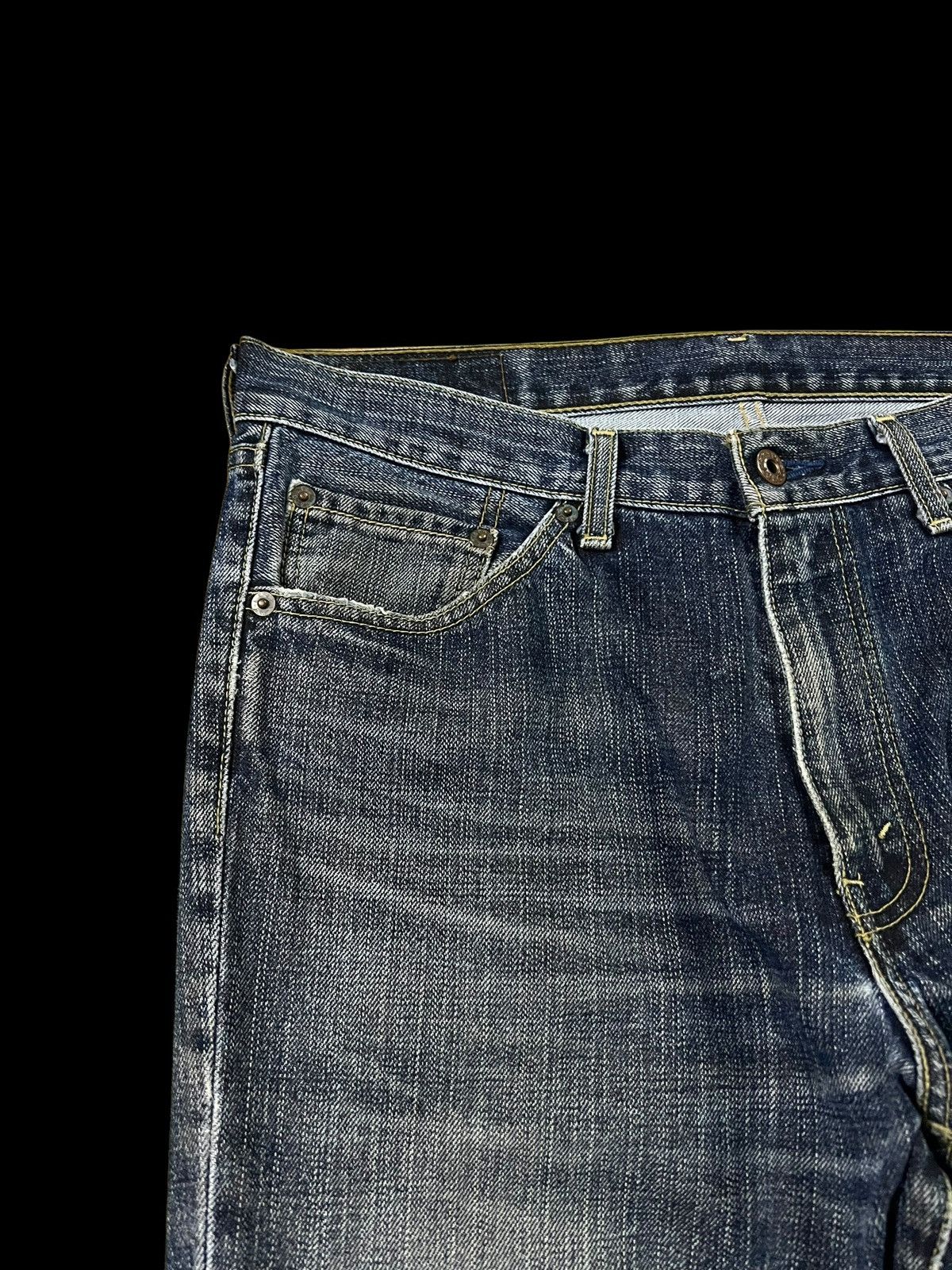 Levi's × Levi's Vintage Clothing Vintage Levis 537 Faded Distress Jeans Size US 33 - 6 Thumbnail