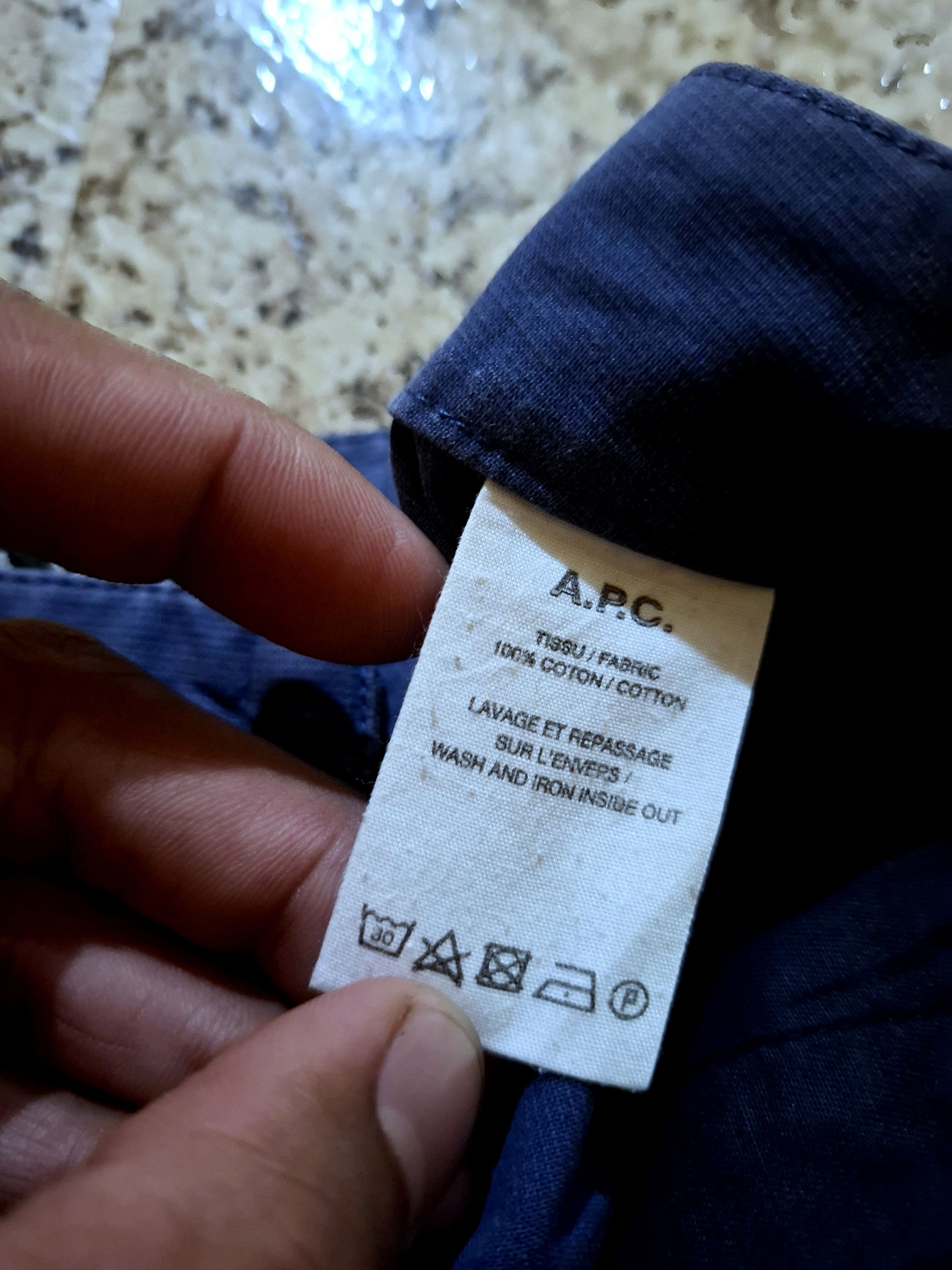A.P.C. VINTAGE A.P.C. Blue Adjustable Button Cuff Tapered Chinos Size 28" / US 6 / IT 42 - 6 Thumbnail