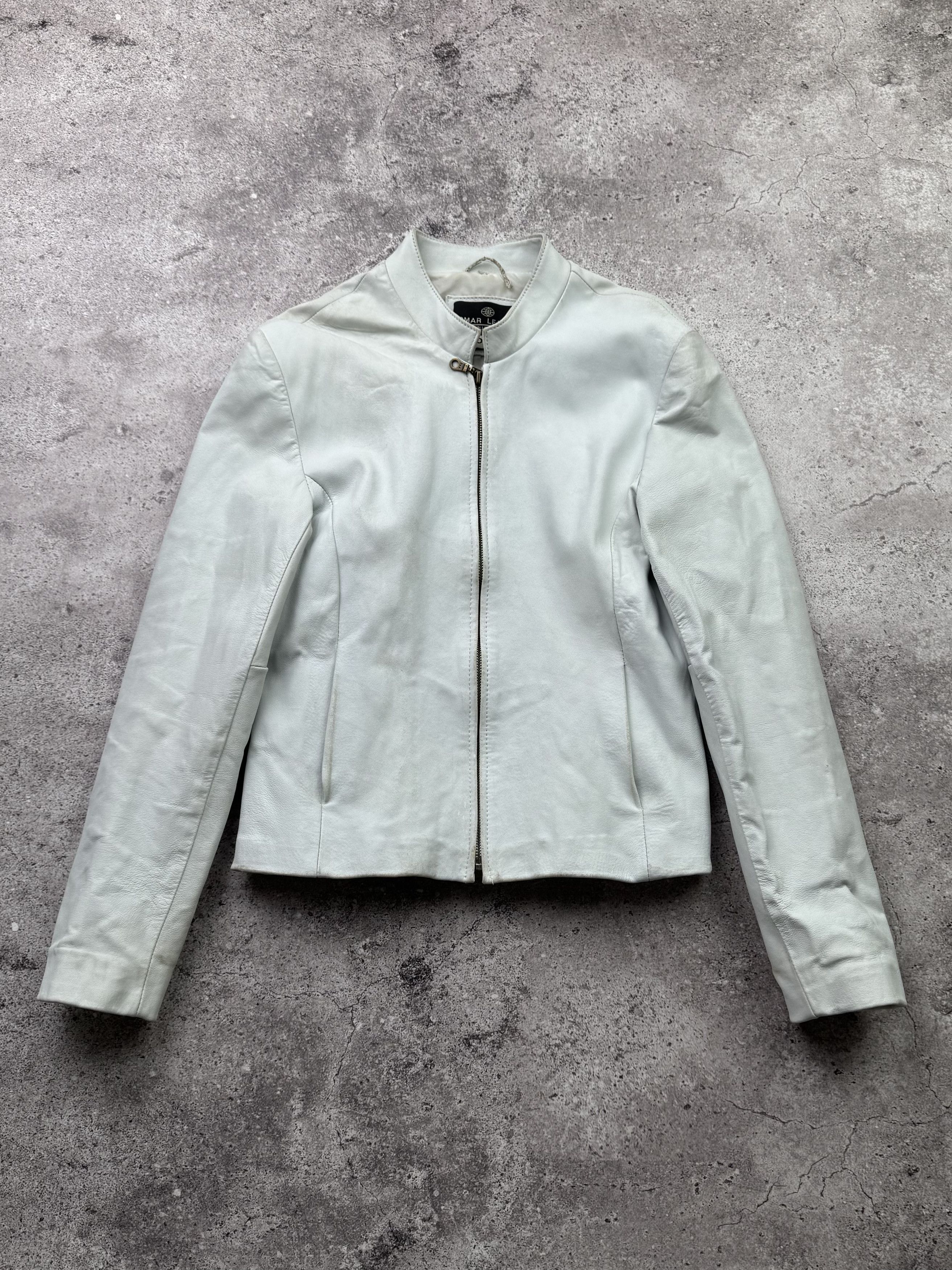 Japanese Brand Vintage Cropped Leather Jacket(V151)C647 Size M / US 6-8 / IT 42-44 - 1 Thumbnail
