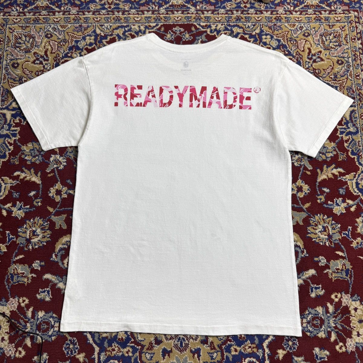 Bape × READYMADE 21x29 Bape A Bathing Ape Bee head READYMADE camo Tee Size US M / EU 48-50 / 2 - 2 Thumbnail