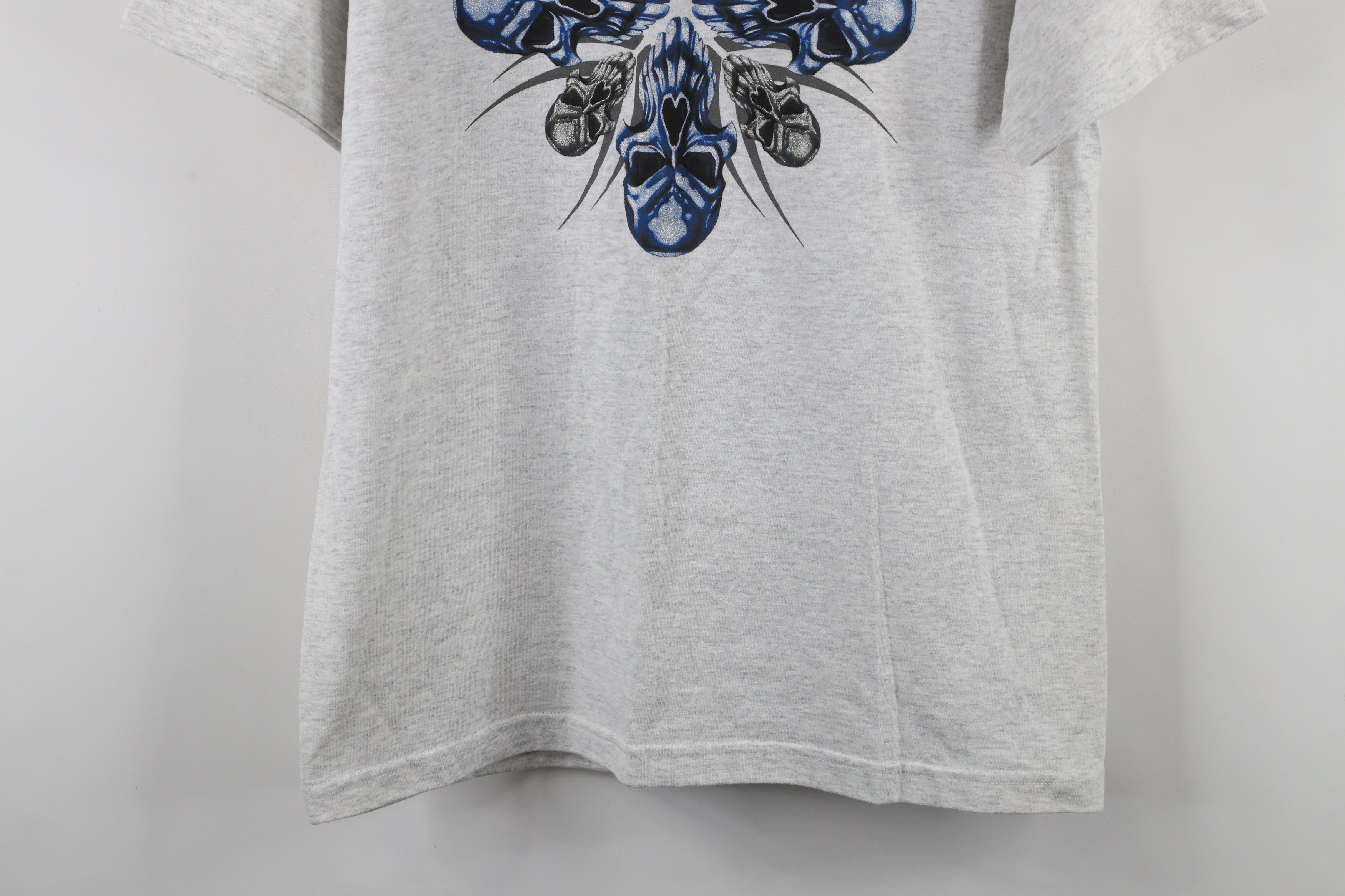 Vintage Deadstock Vintage 90s Y2K Streetwear Skull Skeleton T-Shirt Size US L / EU 52-54 / 3 - 3 Thumbnail
