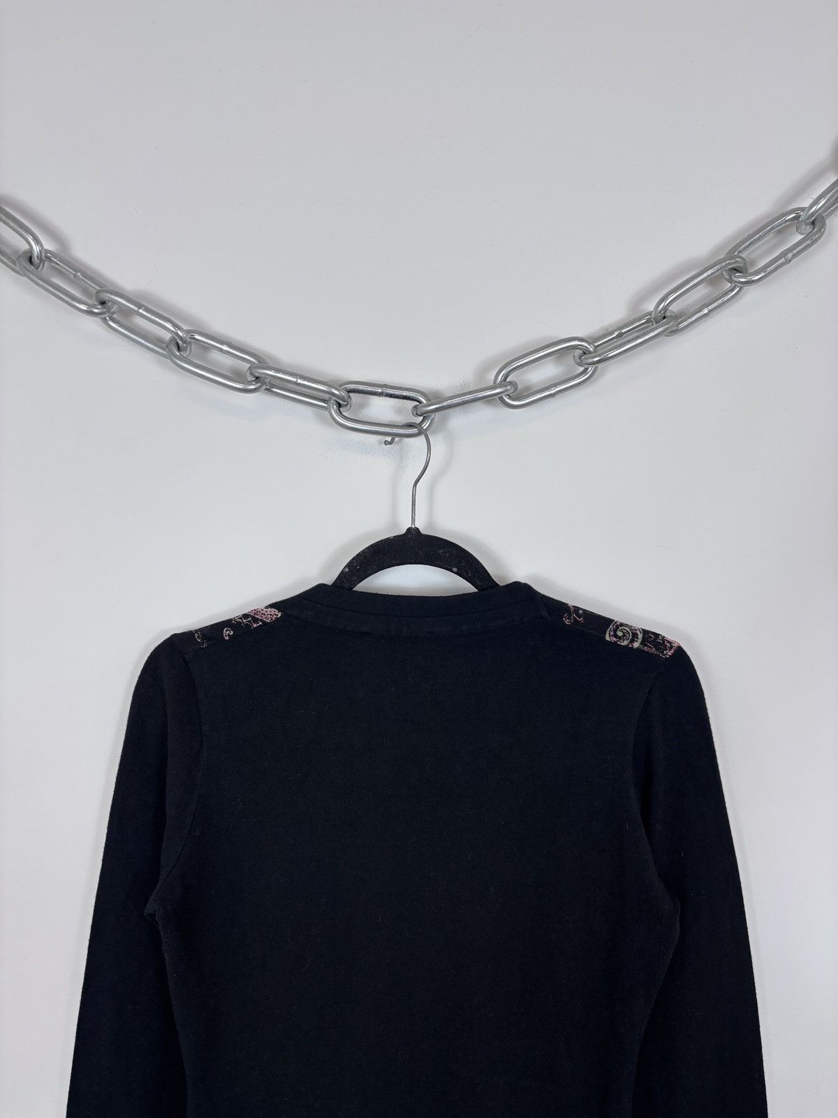 Roberto Cavalli Roberto Cavalli Vintage Women’s Rhinestones Long Sleeve Tee Size XL / US 12-14 / IT 48-50 - 17 Thumbnail