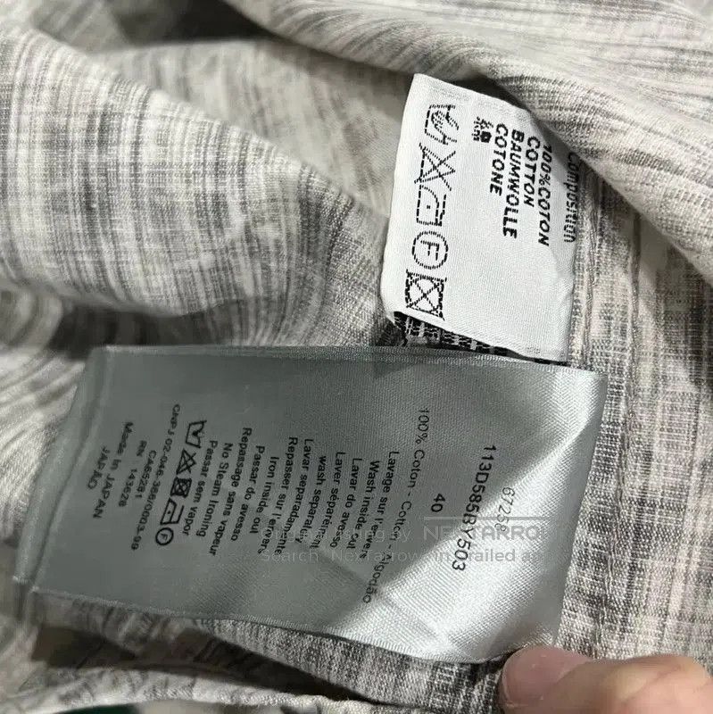 Dior Dior Men’s Light Gray Cotton Shirt . Size US L / EU 52-54 / 3 - 4 Thumbnail