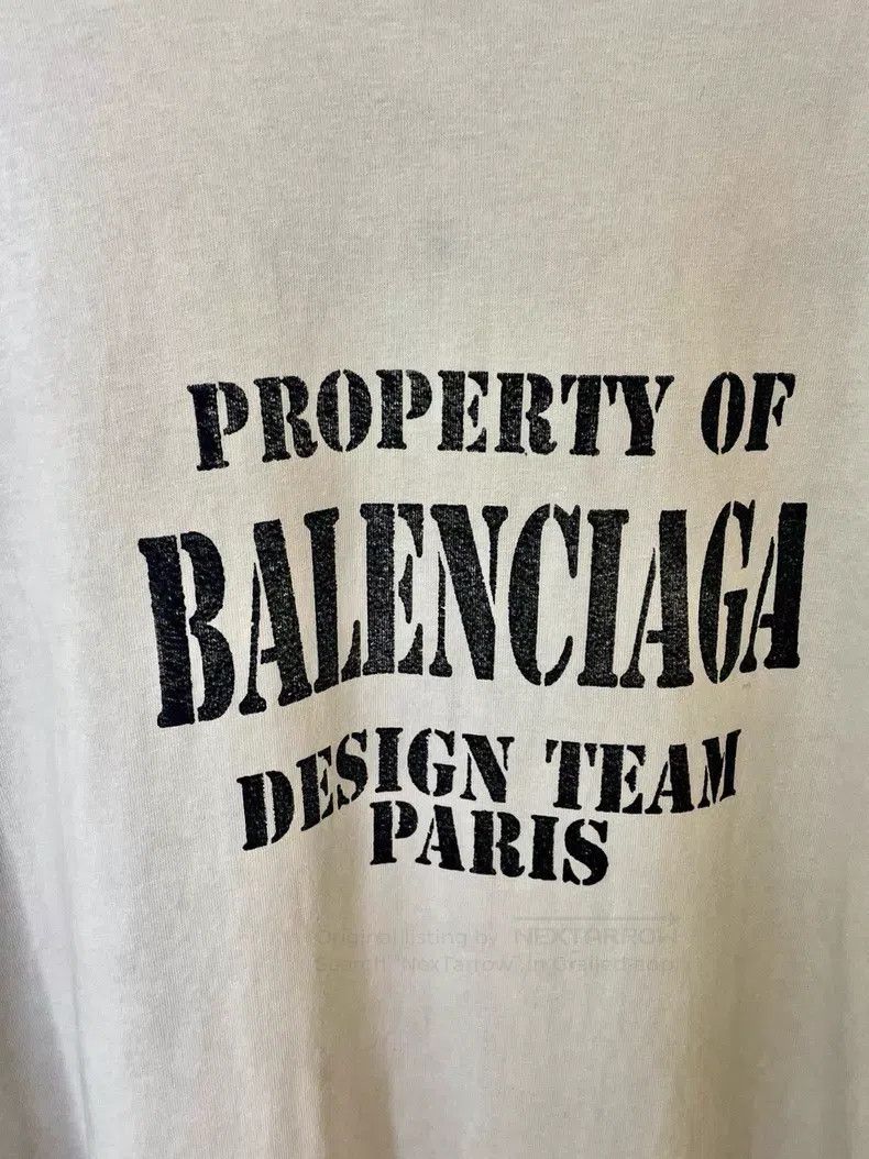 Balenciaga Balenciaga Letter logo print round neck loose short-sleeve Size US S / EU 44-46 / 1 - 3 Thumbnail