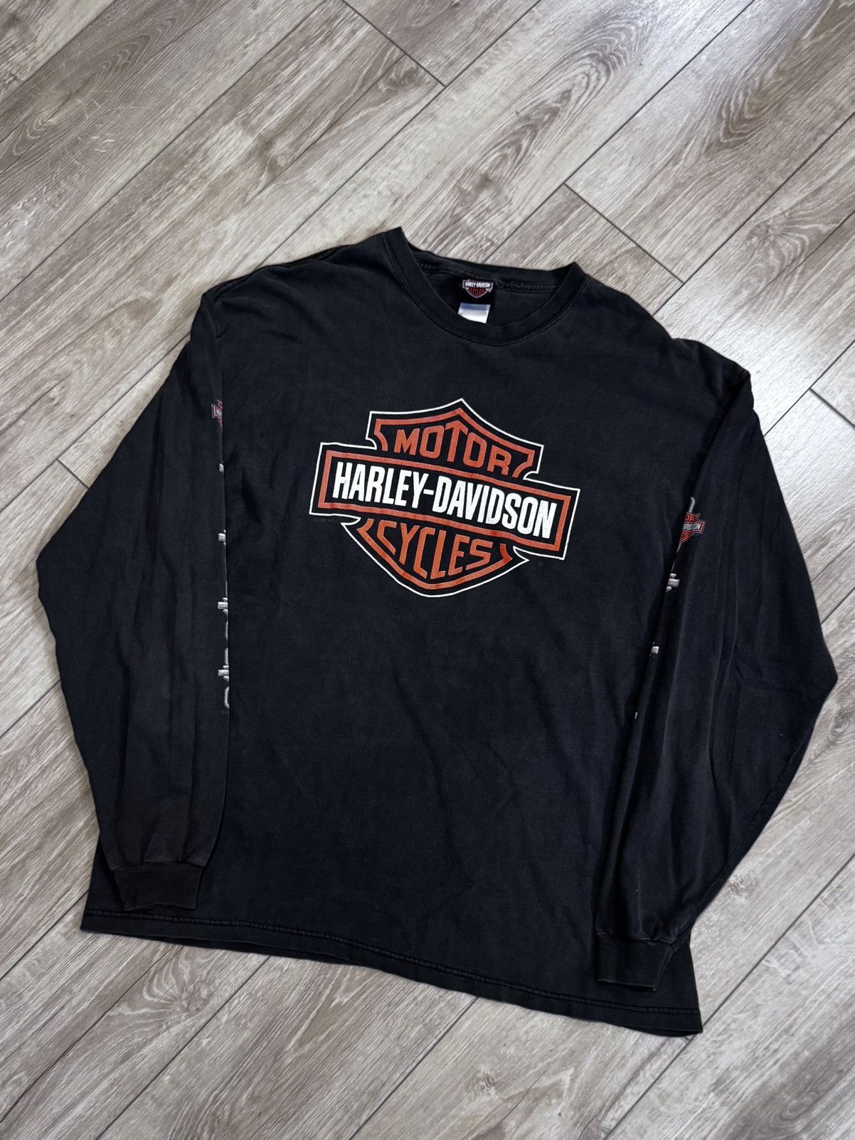 Harley Davidson Vintage Harley Biker long sleeve Size US XXL / EU 58 / 5 - 2 Thumbnail
