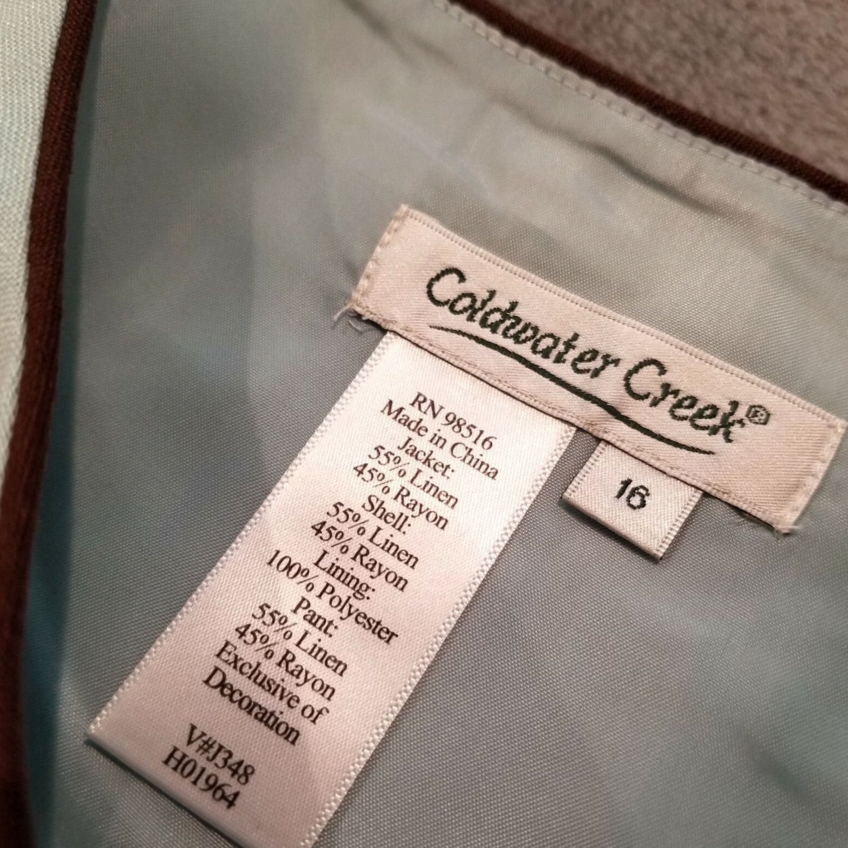Coldwater Creek Coldwater Creek Womens Scoop Neck Sleeveless Embroidered Linen Blend Tank Sz 16 Blue Floral Casual Shirts? Size XXL / US 16-18 / IT 52-54 - 3 Thumbnail