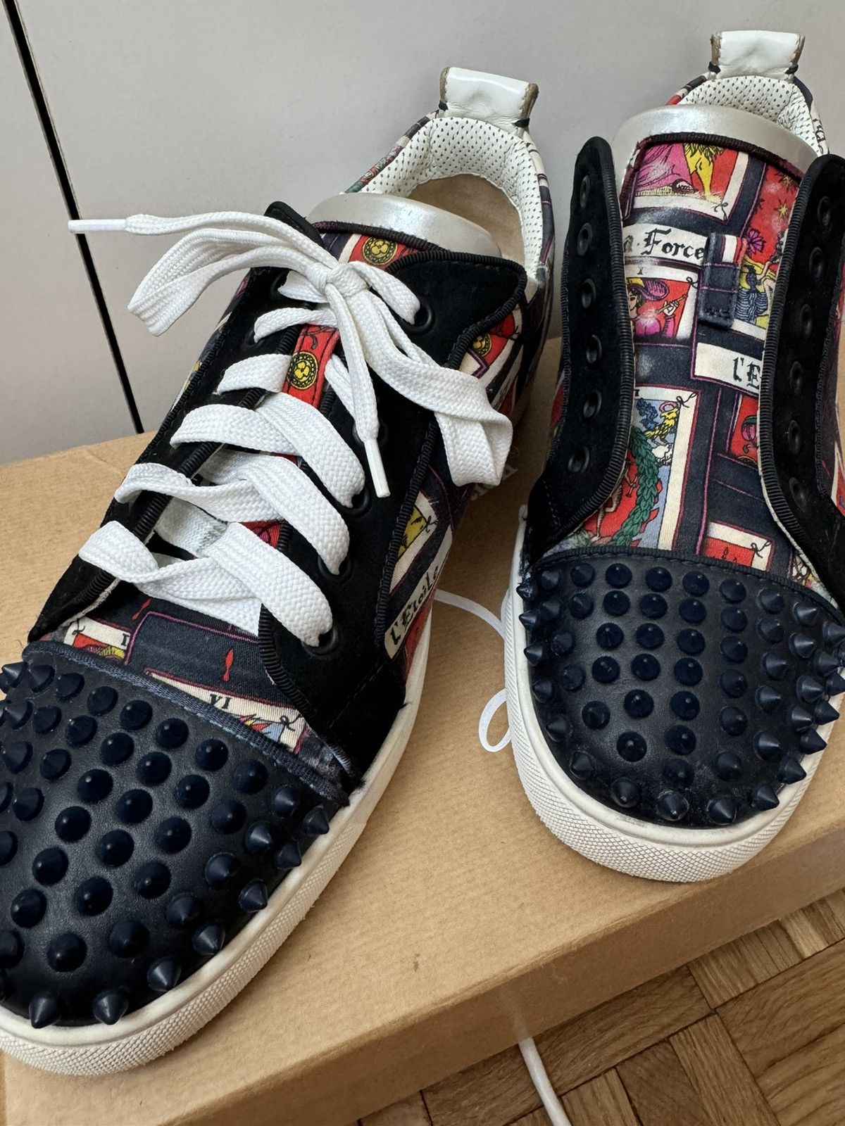 Christian Louboutin Louis Junior Spikes Sneakers Orlato Size US 8.5 / EU 41-42 - 3 Thumbnail