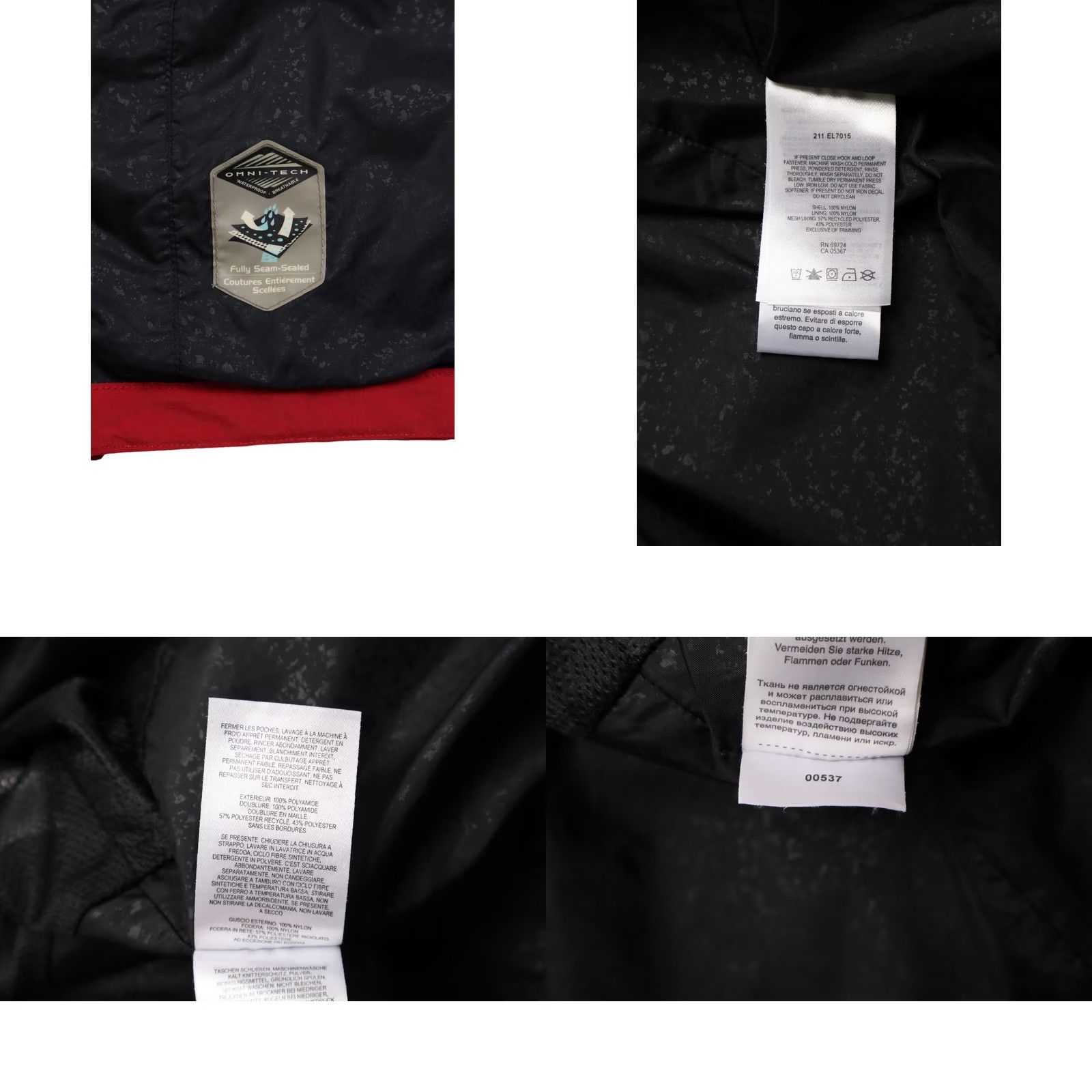 Vintage Columbia Jacket Women's SMALL Omni-Tech Waterproof Breathable Fully Seam Sealed Red Size S / US 4 / IT 40 - 8 Thumbnail