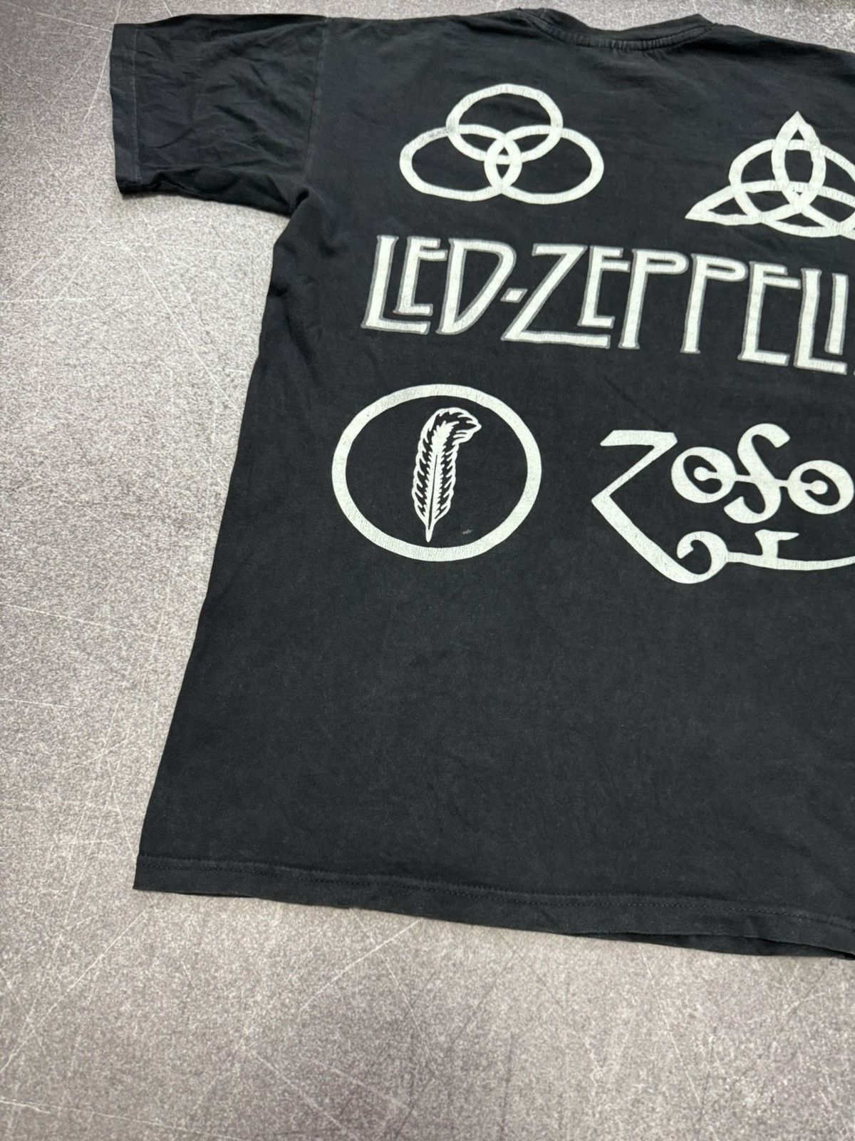 Band Tees Vintage 2000s Led Zeppelin Icarus T Shirt Rock Band Size US XL / EU 56 / 4 - 21 Thumbnail
