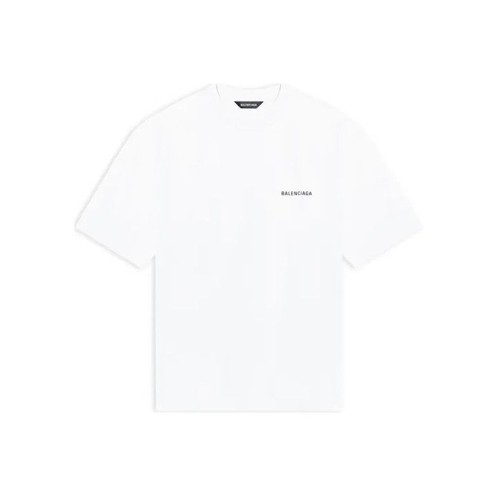 Balenciaga Balenciaga Logo Relaxed Fit Short Sleeve Tee Size US S / EU 44-46 / 1 - 1 Thumbnail